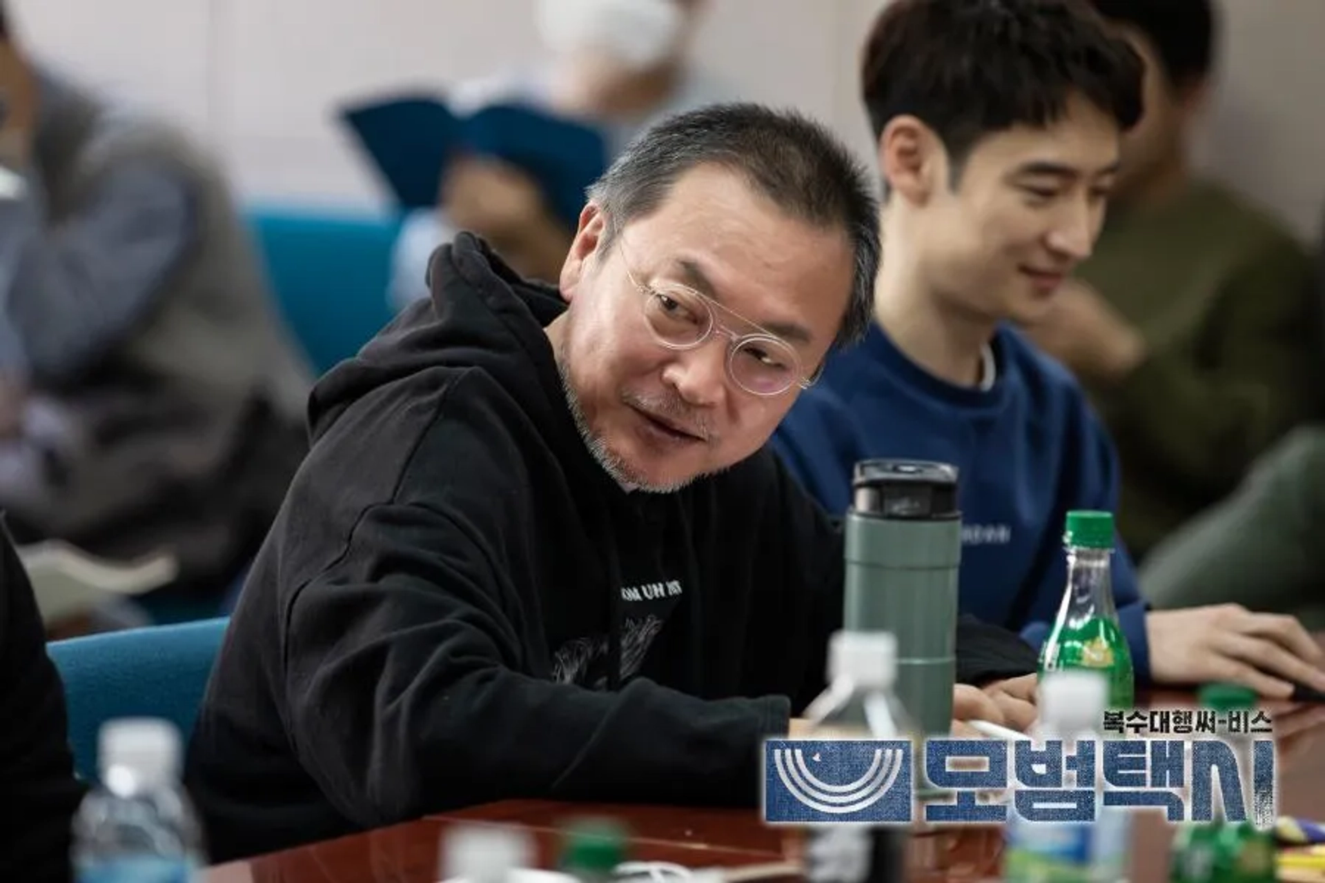 Kim Eui-sung at an event for Taxi Driver (2021)