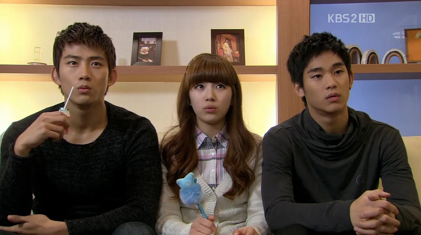 Kim Soo-hyun, Taecyeon, and Bae Suzy in Dream High (2011)