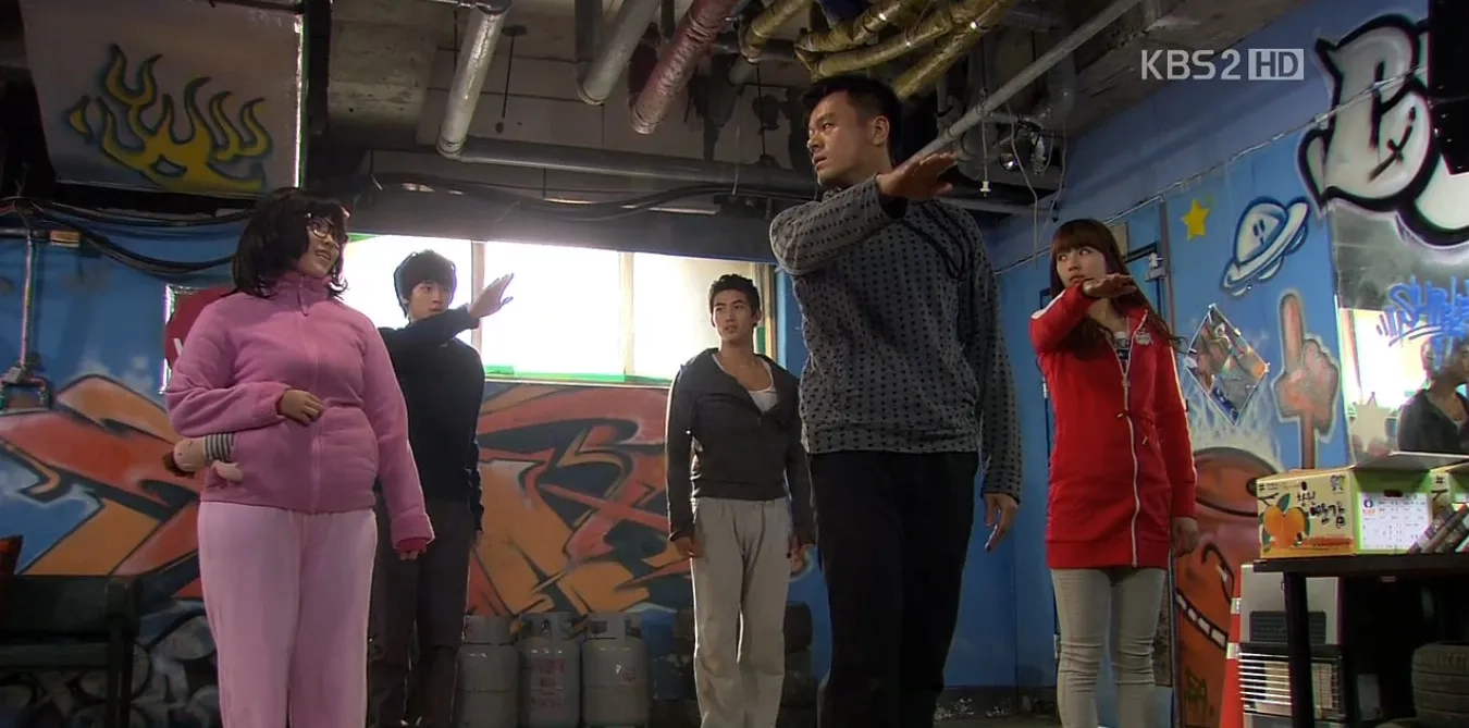 Ji-eun Lee, Kim Soo-hyun, Taecyeon, and Bae Suzy in Dream High (2011)