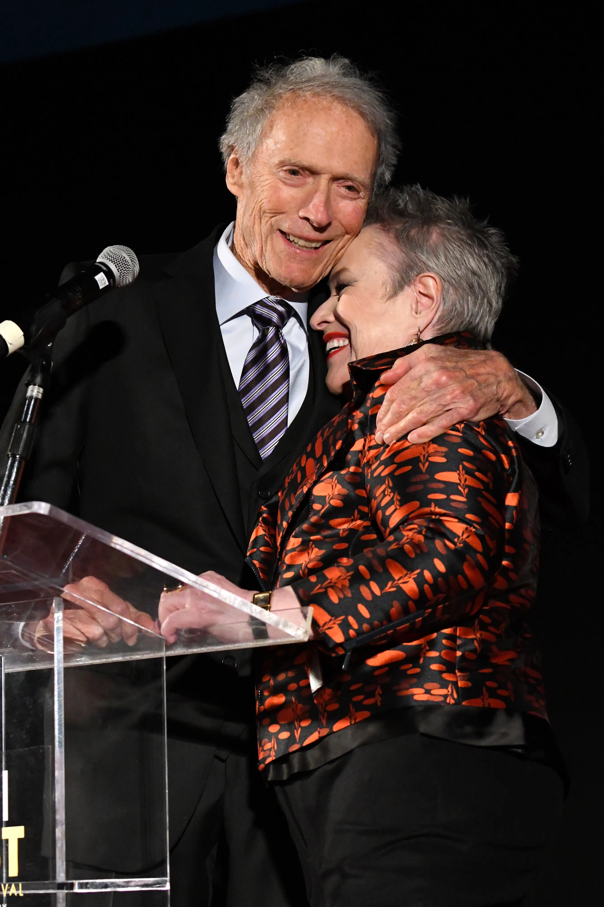 Clint Eastwood and Kathy Bates at an event for Richard Jewell (2019)