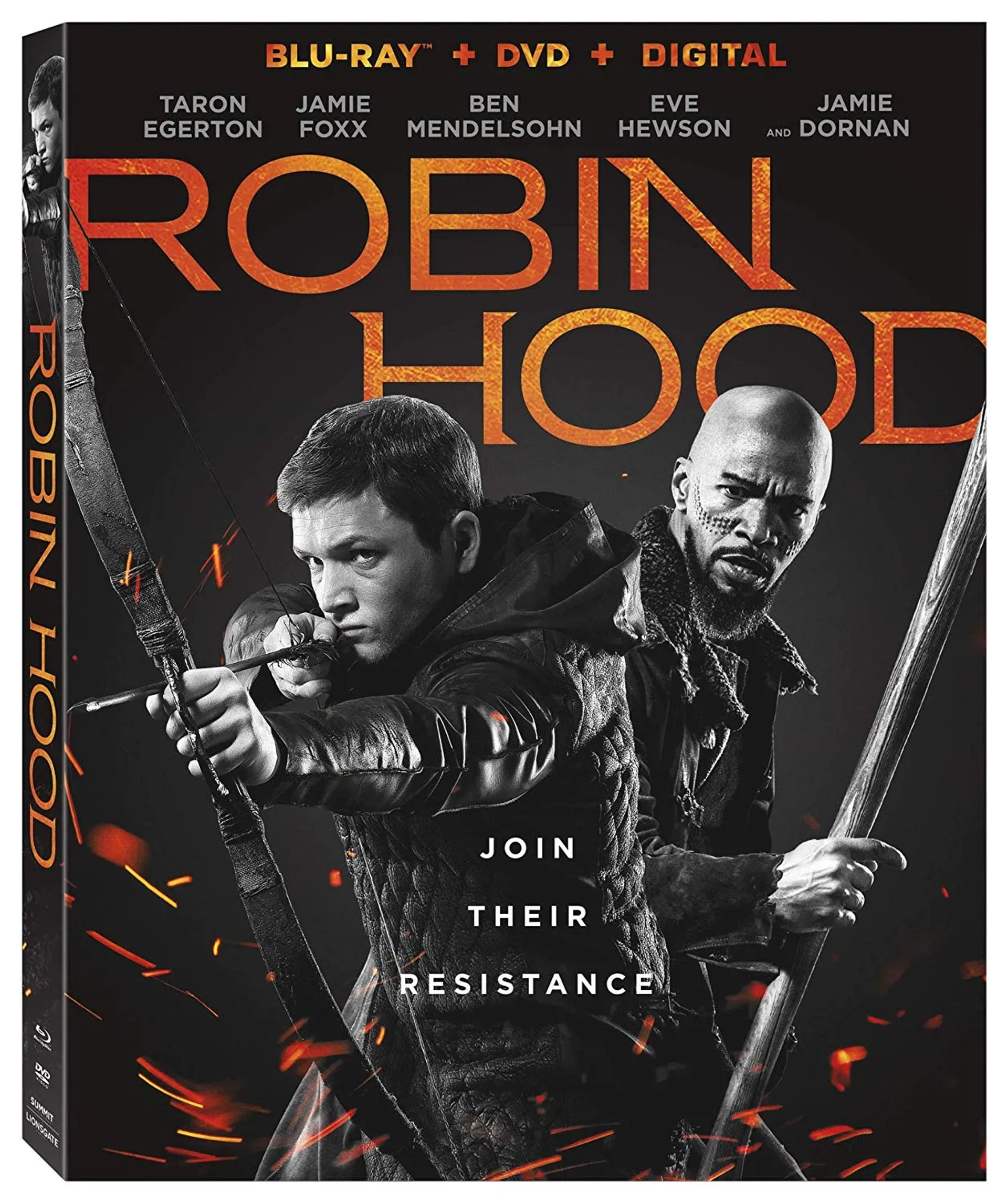 Jamie Foxx and Taron Egerton in Robin Hood (2018)