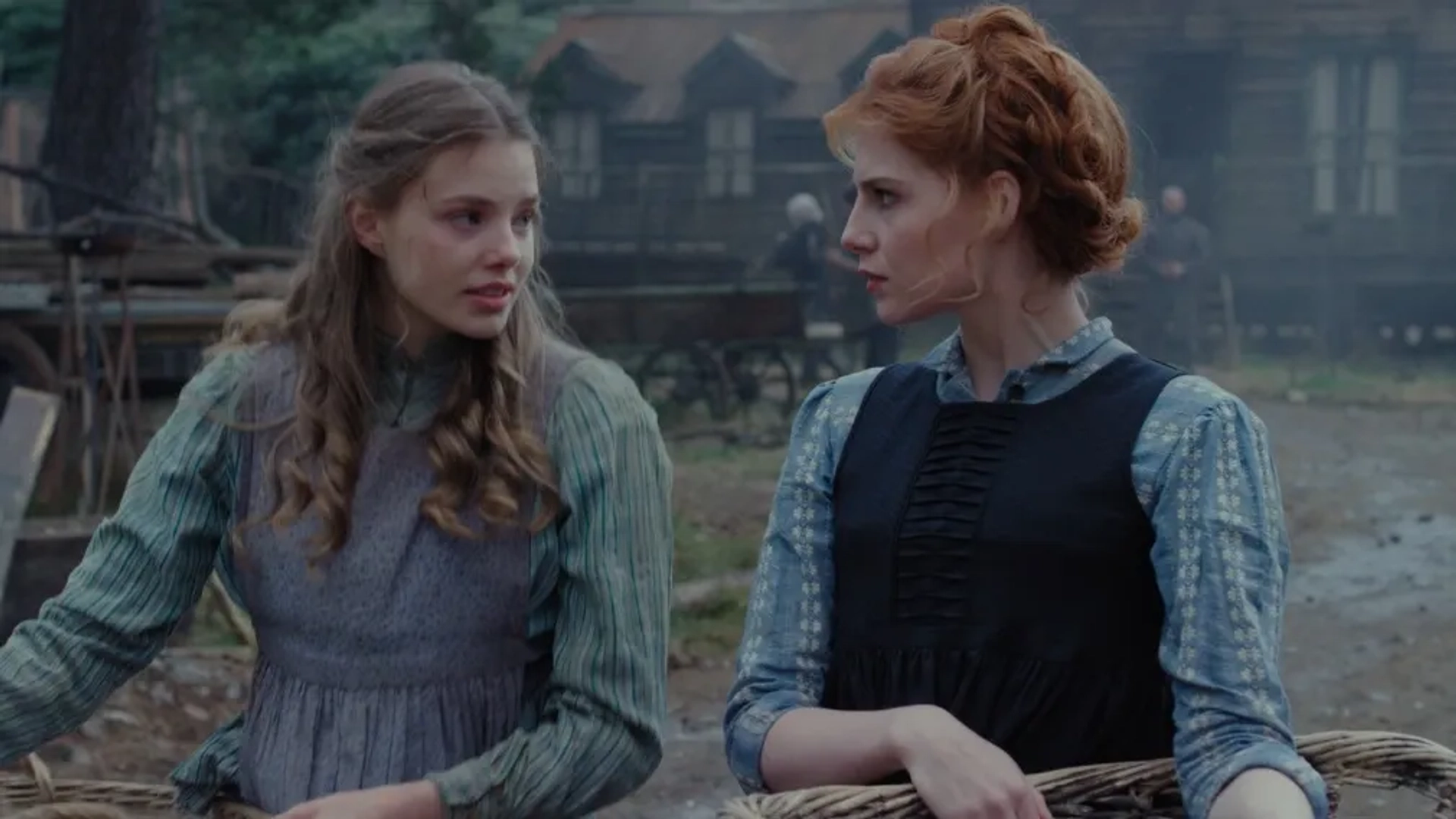 Lucy Boynton and Kristine Froseth in Apostle (2018)