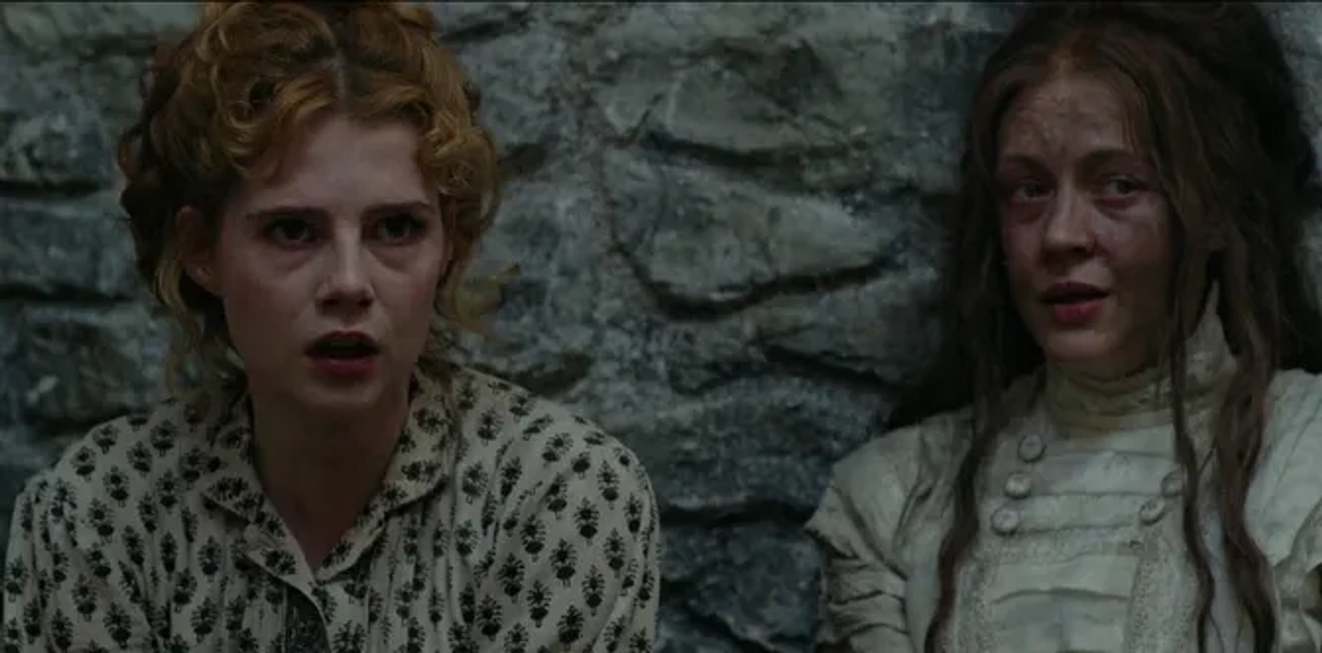 Lucy Boynton and Elen Rhys in Apostle (2018)