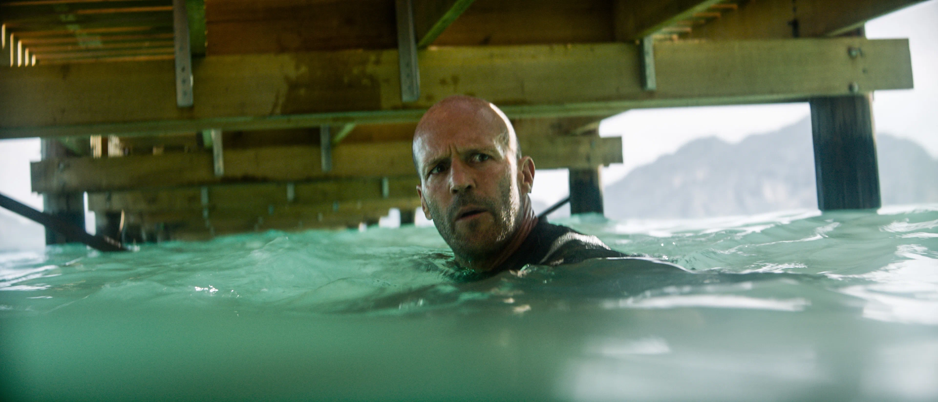 Jason Statham in Meg 2: The Trench (2023)