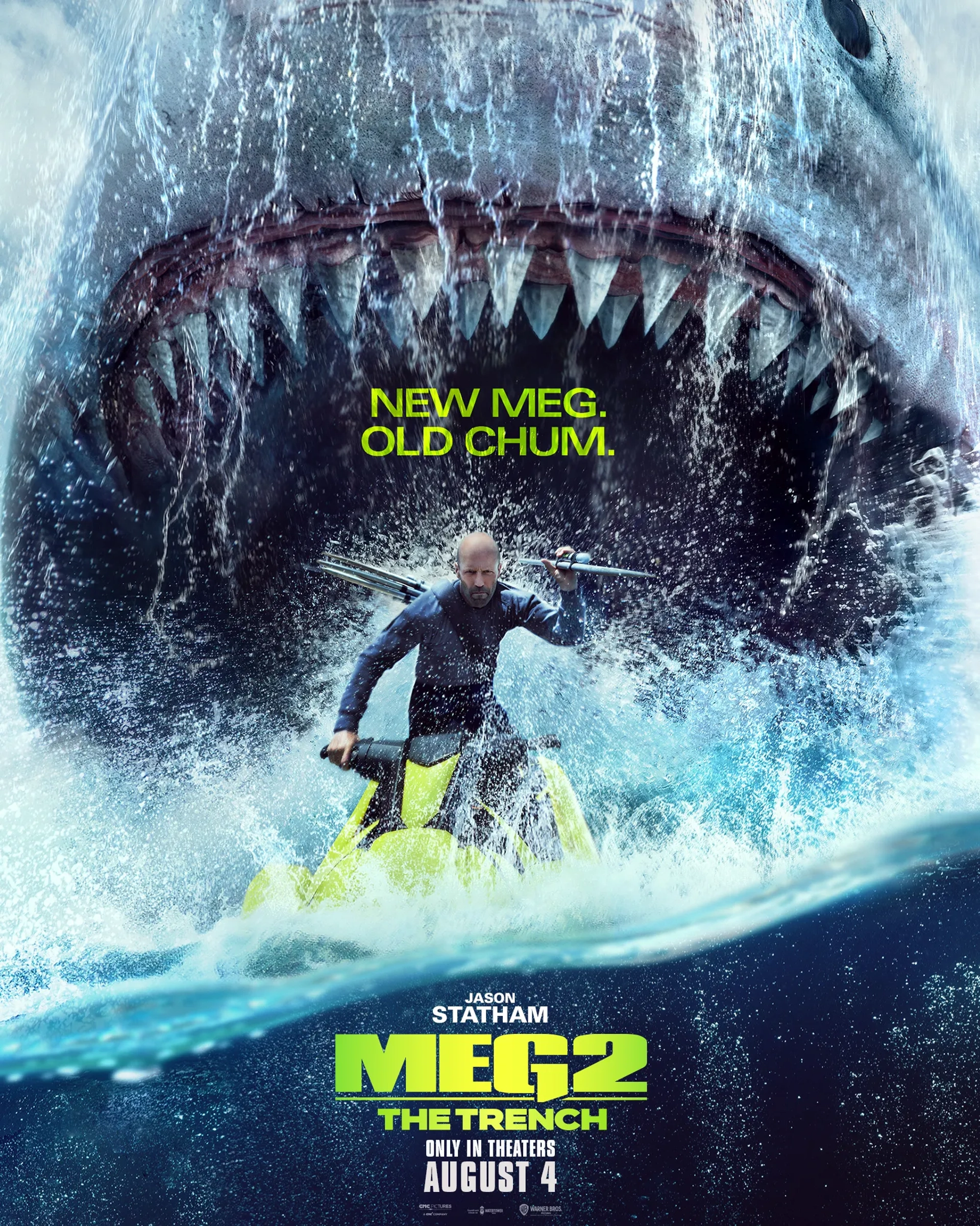 Jason Statham in Meg 2: The Trench (2023)