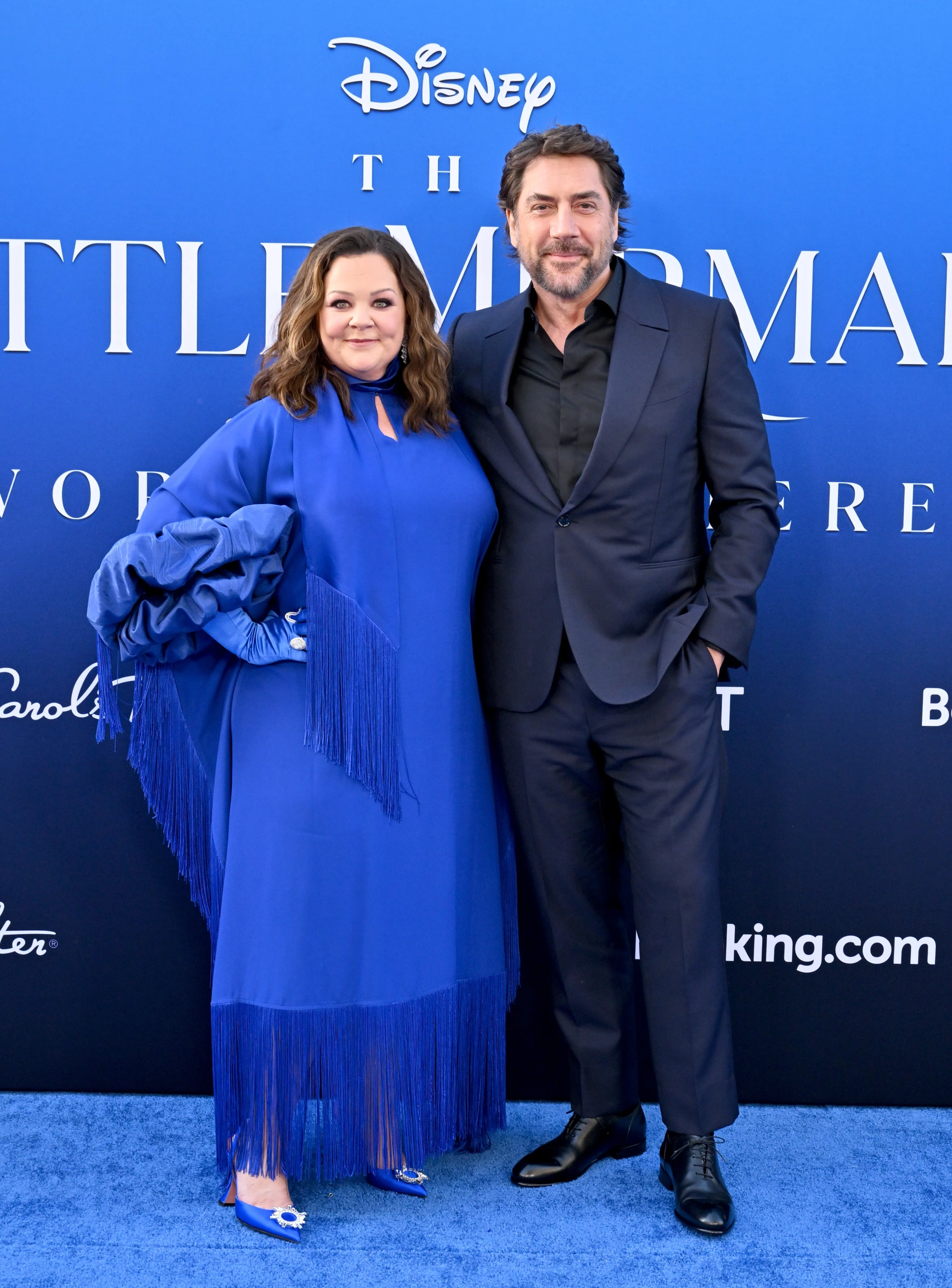 Javier Bardem and Melissa McCarthy at an event for The Little Mermaid (2023)