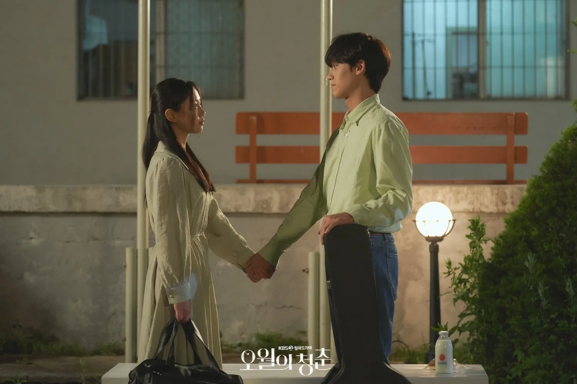 Min-Si Go and Lee Do-hyun in Youth of May (2021)