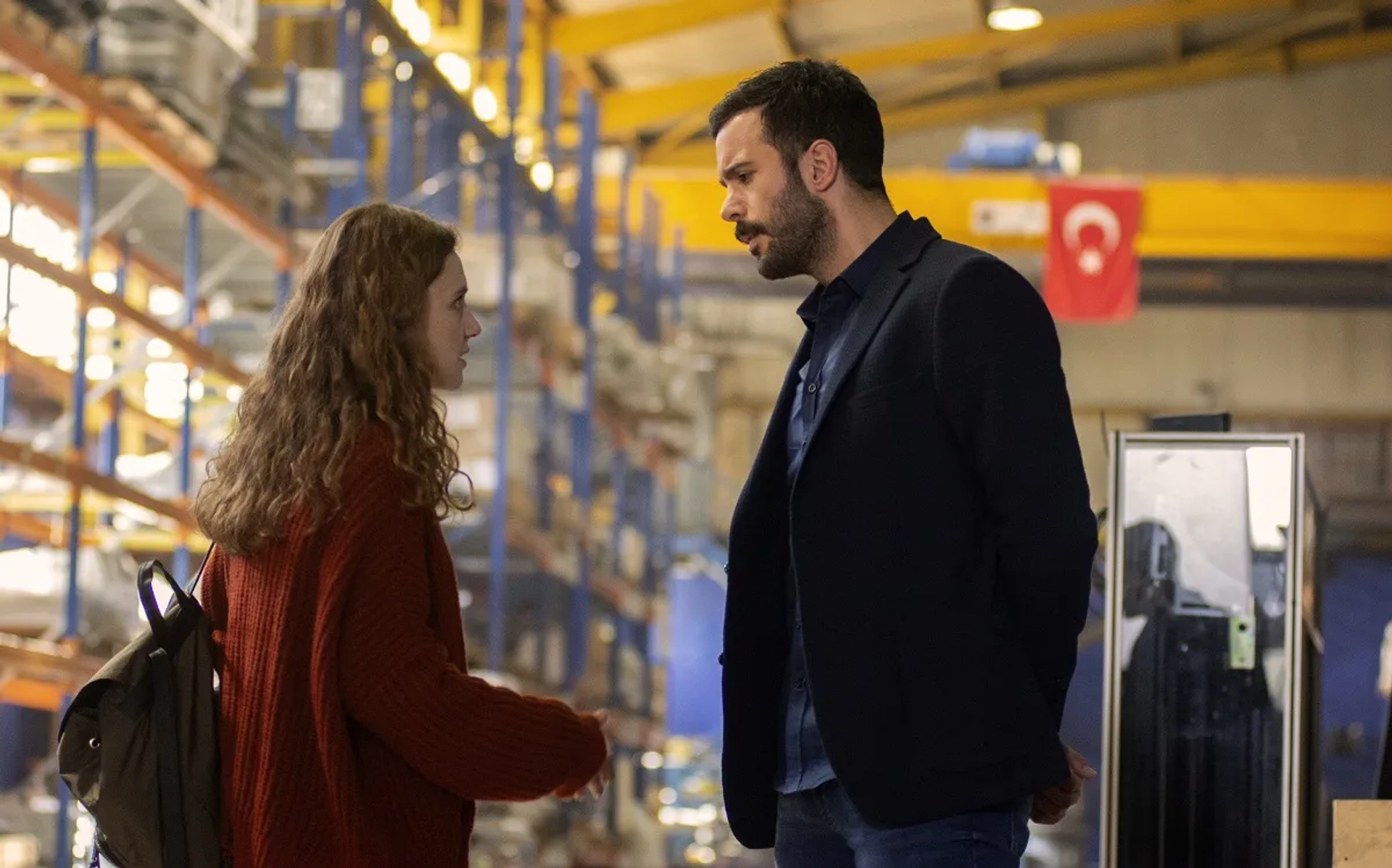 Baris Arduç and Ahsen Eroglu in Kuzgun: 9.Bölüm (2019)