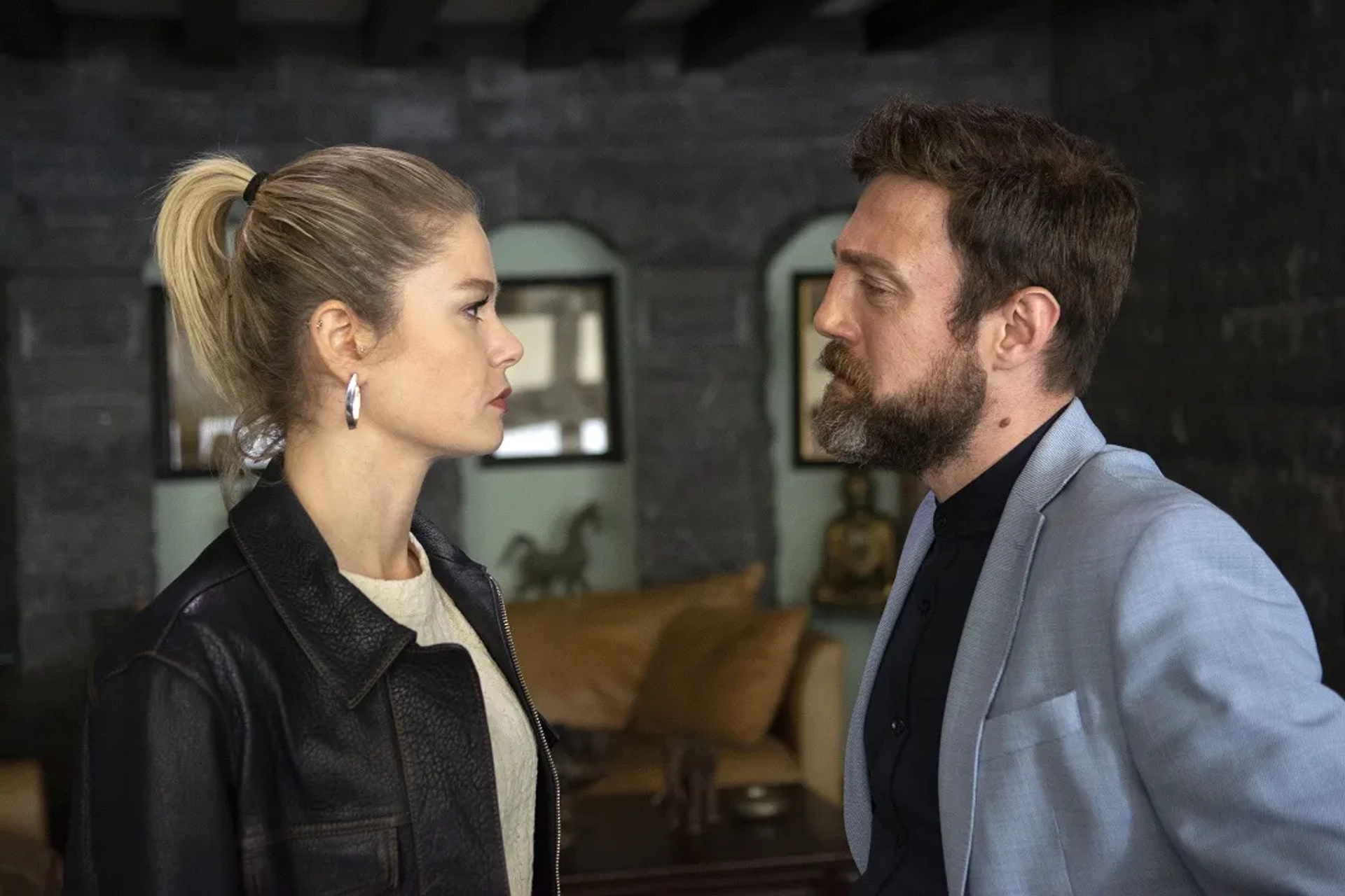 Ahmet Varli and Burcu Biricik in Kuzgun: 12.Bölüm (2019)