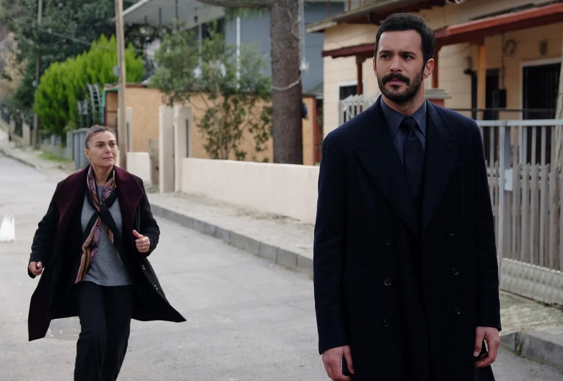 Hatice Aslan and Baris Arduç in Kuzgun (2019)