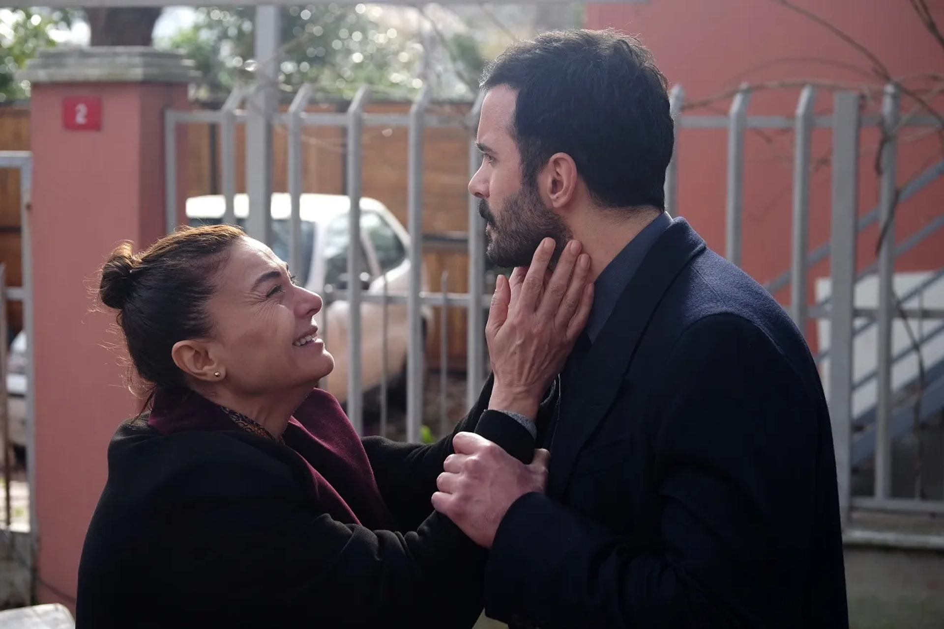 Hatice Aslan and Baris Arduç in Kuzgun (2019)