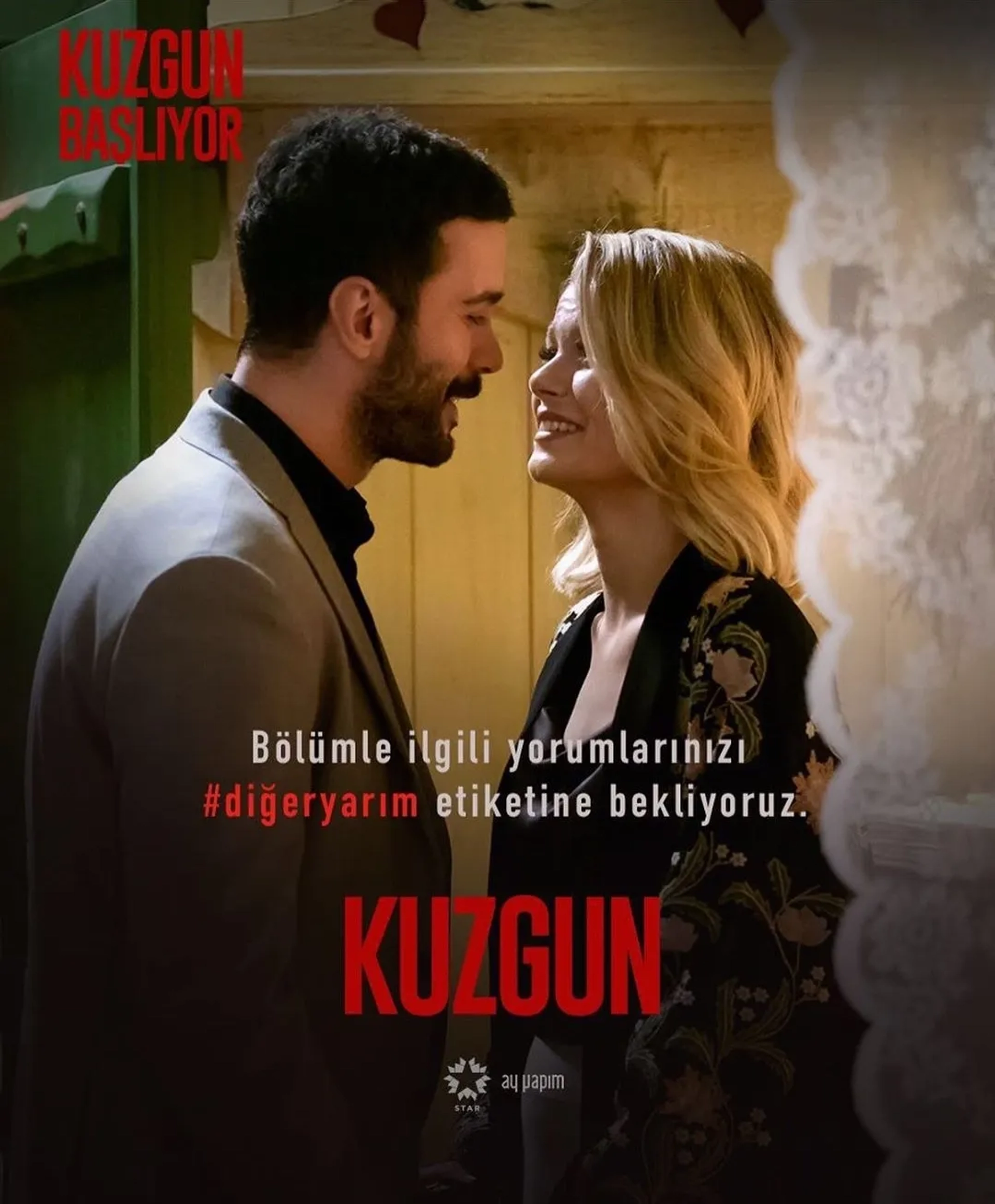 Burcu Biricik and Baris Arduç in Kuzgun: 13.Bölüm (2019)