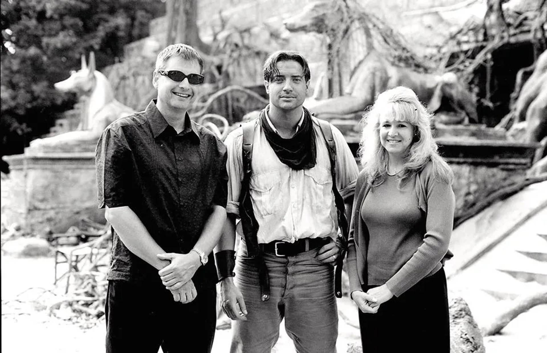 Brendan Fraser and Douglas Haase at an event for The Mummy Returns (2001)