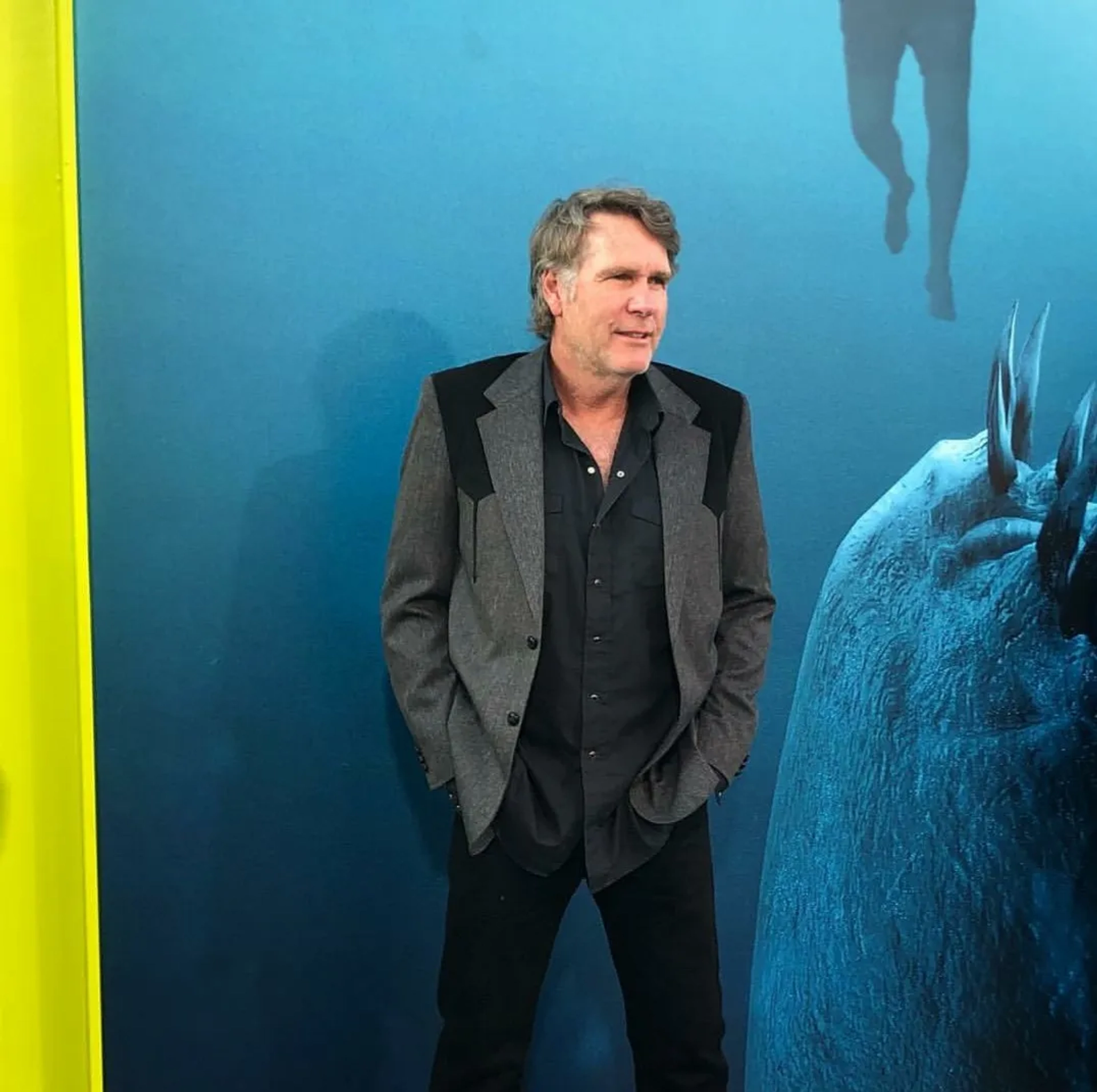 Robert Taylor at an event for The Meg (2018)