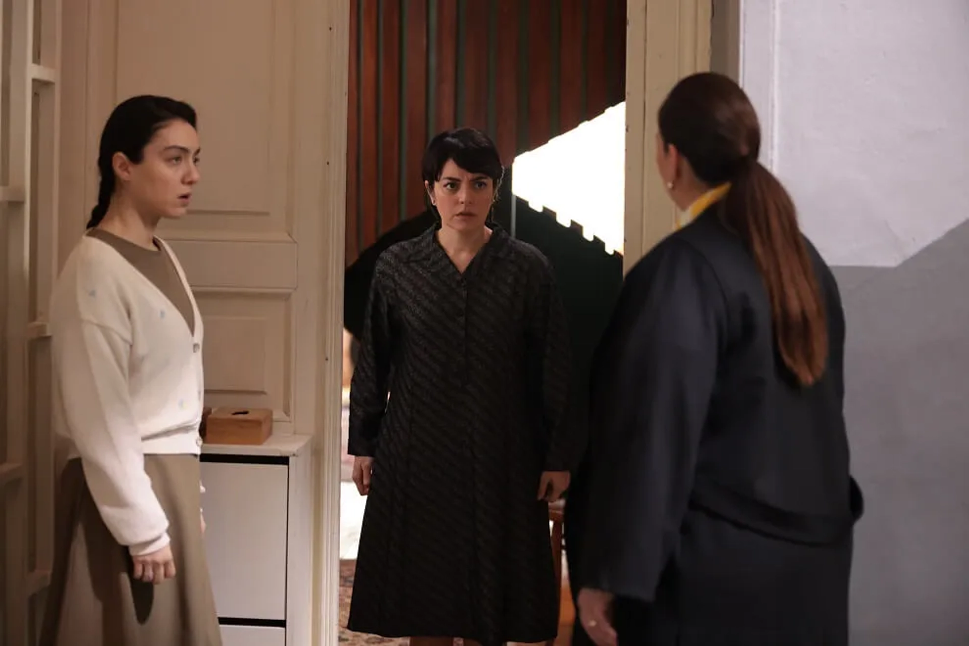 Binnur Kaya, Ezgi Mola, and Merve Dizdar in The Innocents (2020)