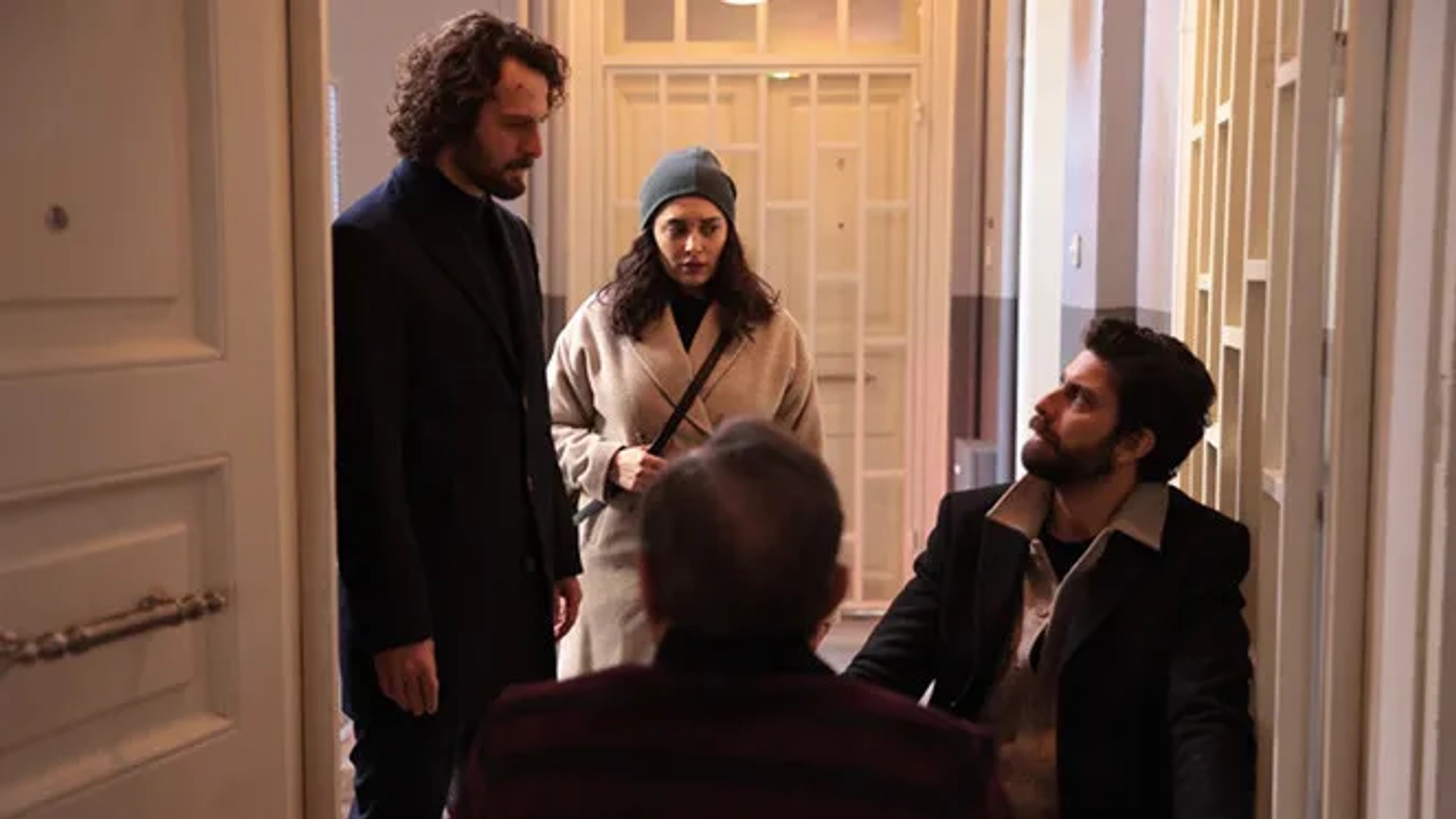 Birkan Sokullu, Aslihan Gürbüz, and Armagan Oguz in The Innocents (2020)