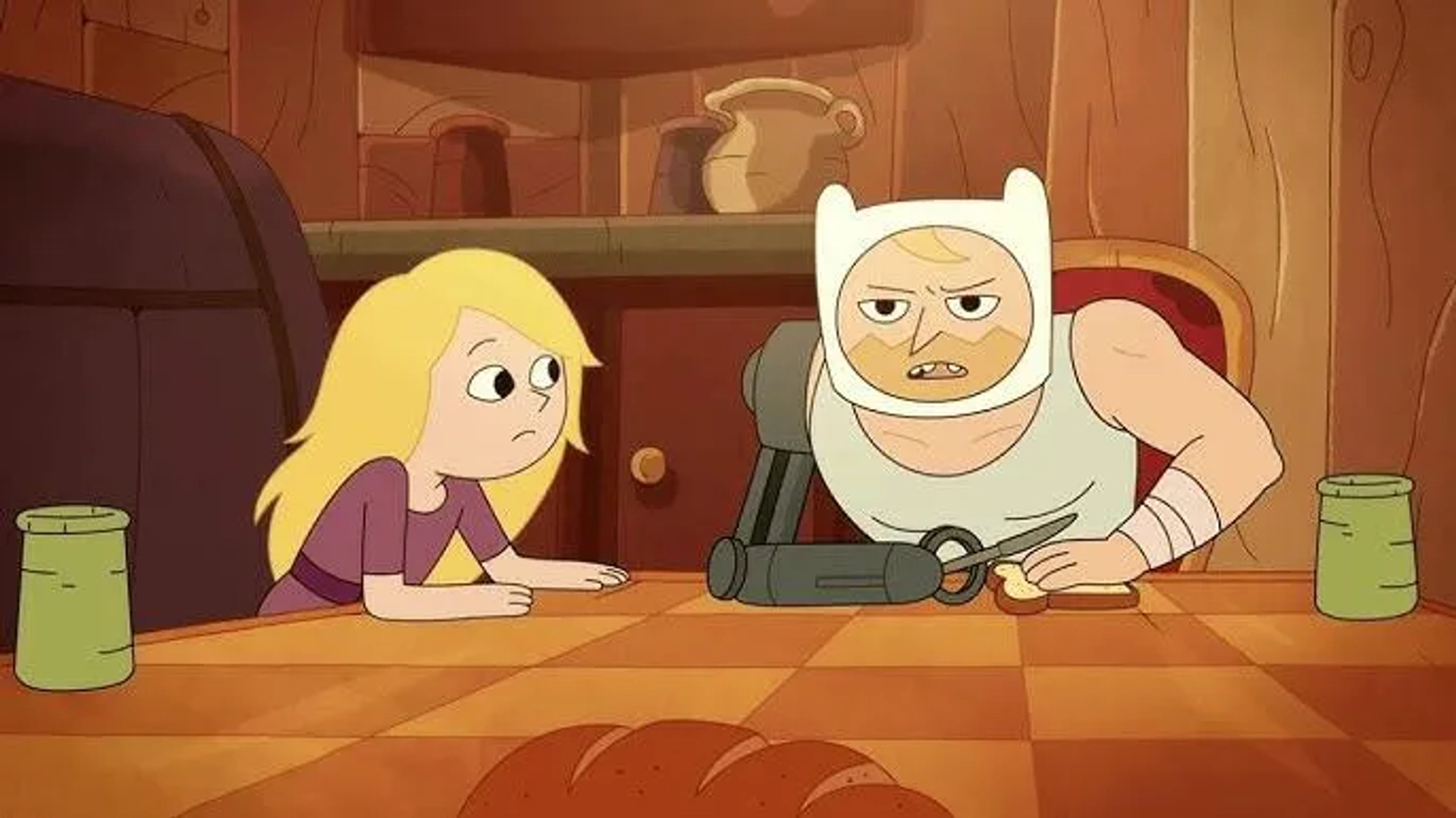 Nía Castro and Jeremy Shada in Adventure Time: Fionna & Cake (2023)