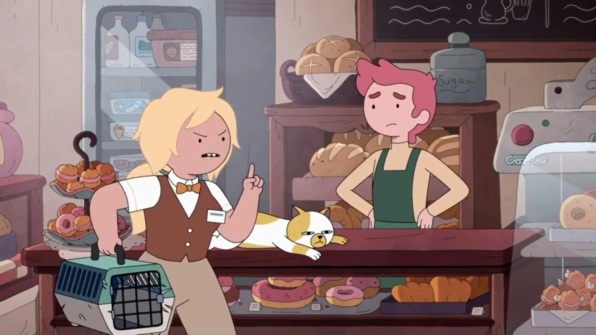 Andrew Rannells, Roz Ryan, and Madeleine Martin in Adventure Time: Fionna & Cake (2023)