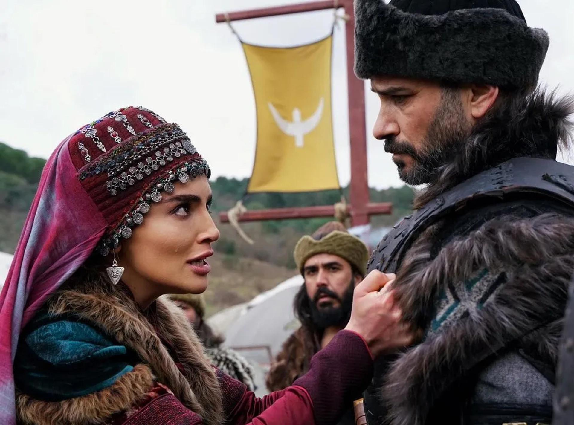 Serdar Özer and Zehra Yilmaz in The Founder: Ottoman (2019)