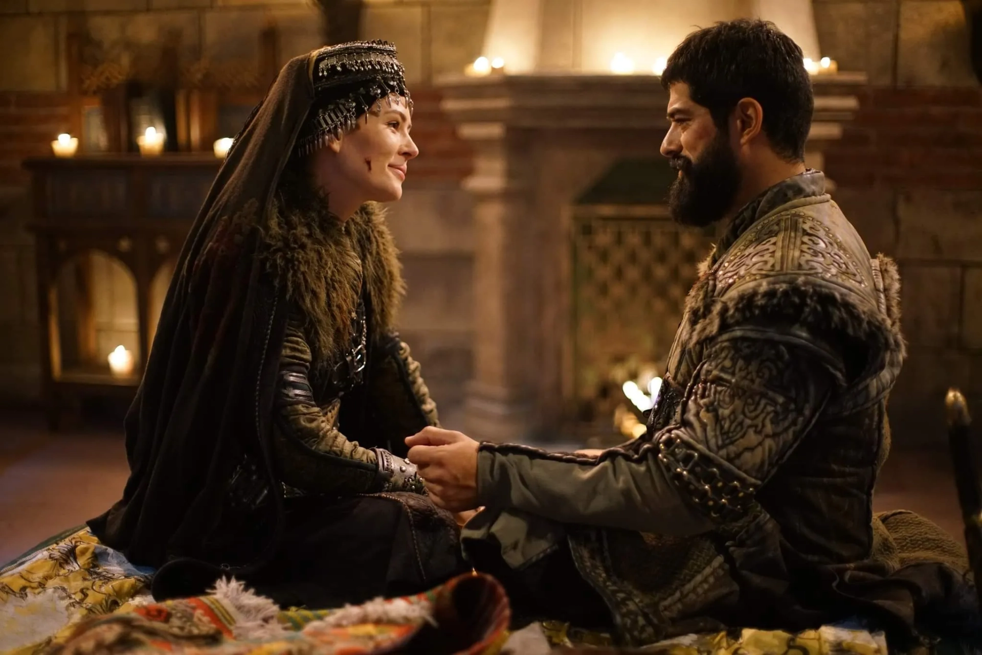 Burak Özçivit and Yildiz Çagri Atiksoy in The Founder: Ottoman (2019)