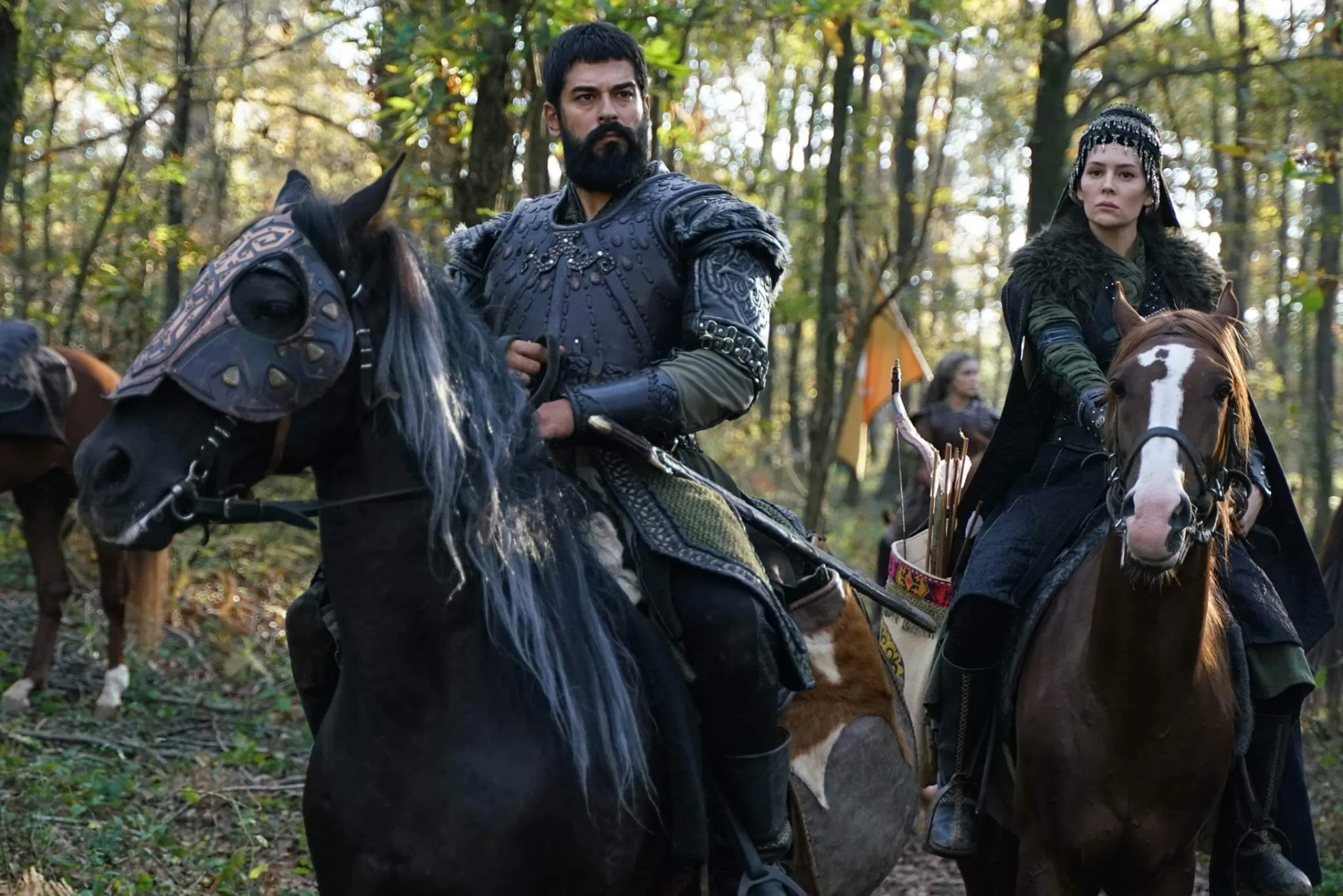 Burak Özçivit and Yildiz Çagri Atiksoy in The Founder: Ottoman (2019)