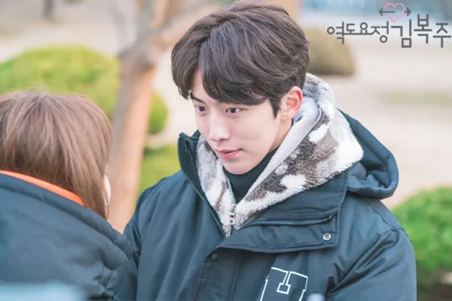 Lee Sung-Kyung and Nam Joo-hyuk in Weightlifting Fairy Kim Bok-Joo (2016)