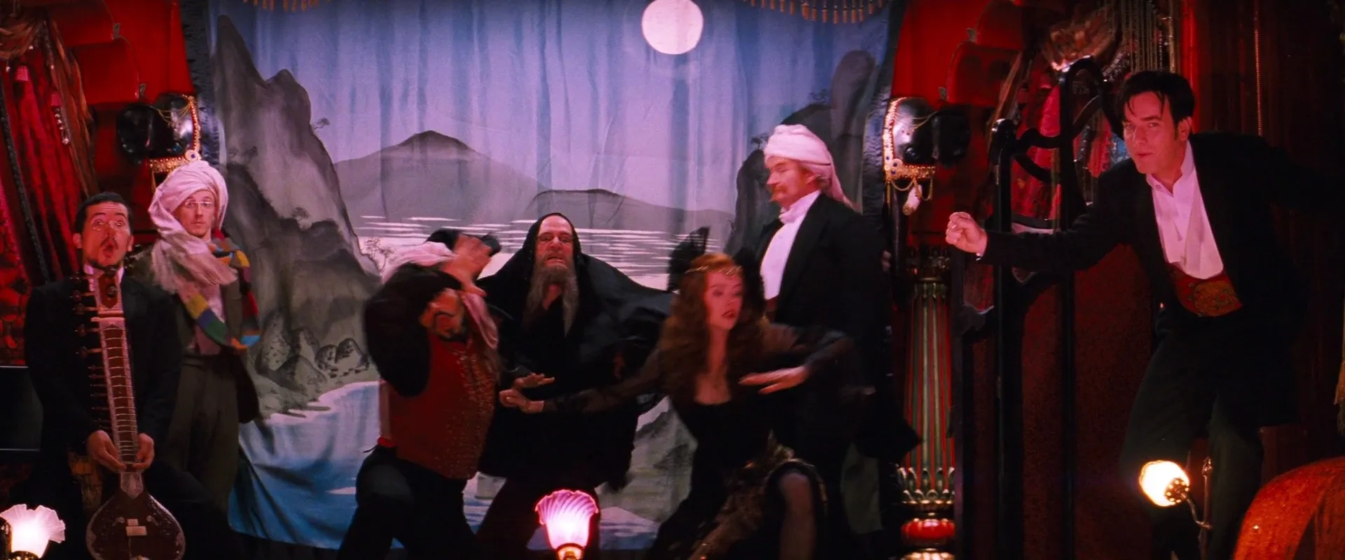 Nicole Kidman, Ewan McGregor, John Leguizamo, Jim Broadbent, Jacek Koman, and Matthew Whittet in Moulin Rouge! (2001)