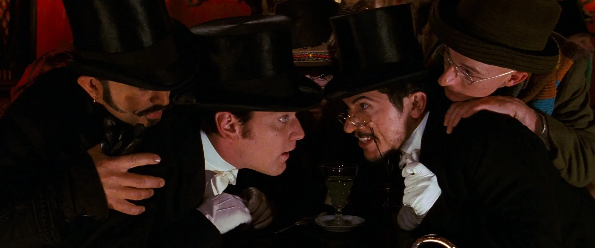 Ewan McGregor, John Leguizamo, and Jacek Koman in Moulin Rouge! (2001)