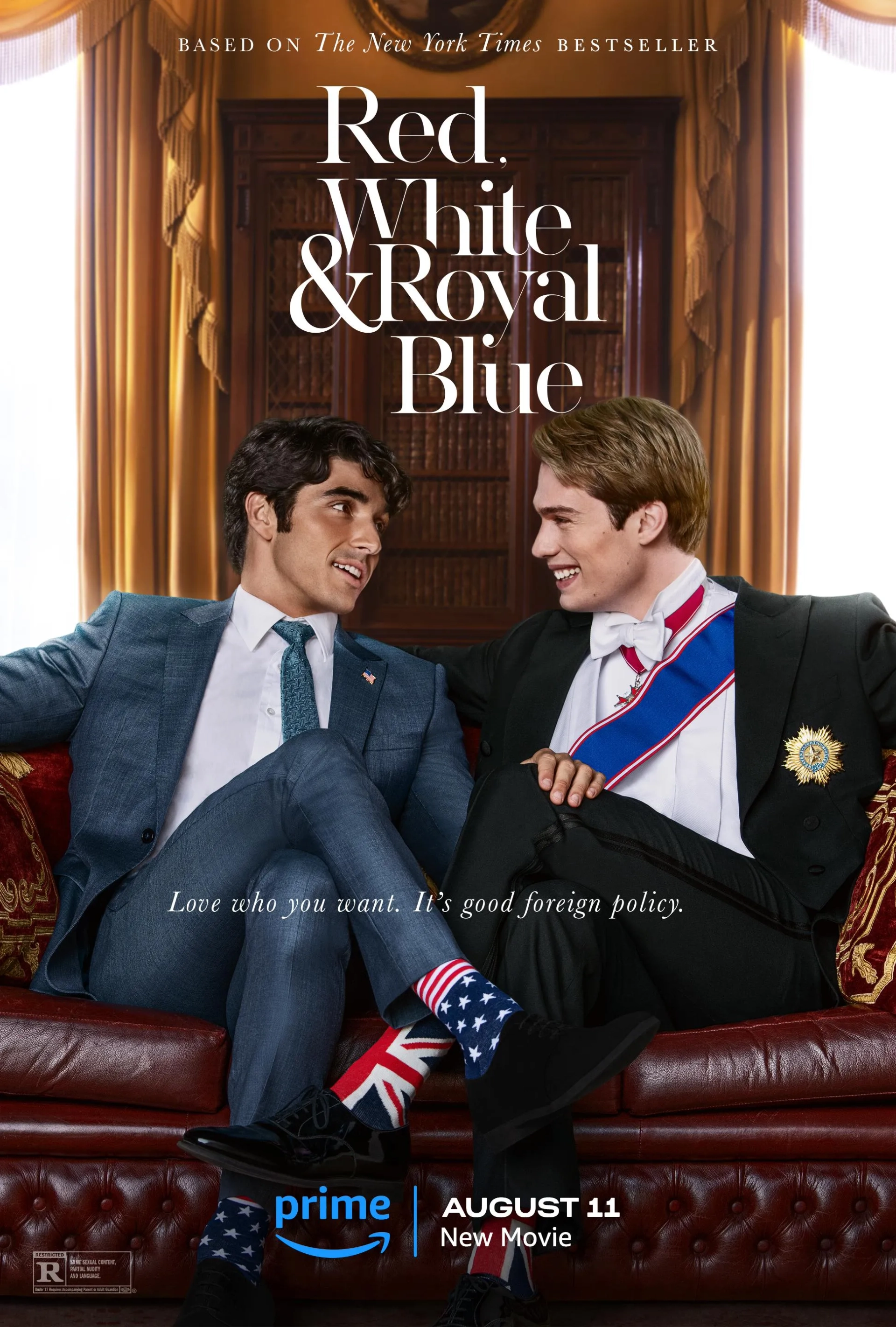 Taylor Zakhar Perez and Nicholas Galitzine in Red, White & Royal Blue (2023)