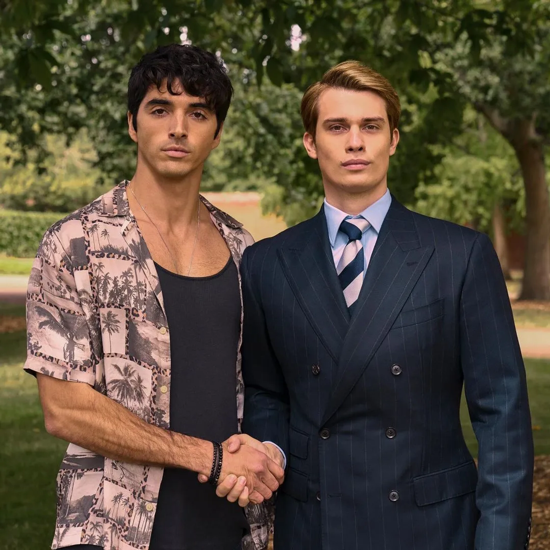 Taylor Zakhar Perez and Nicholas Galitzine in Red, White & Royal Blue (2023)