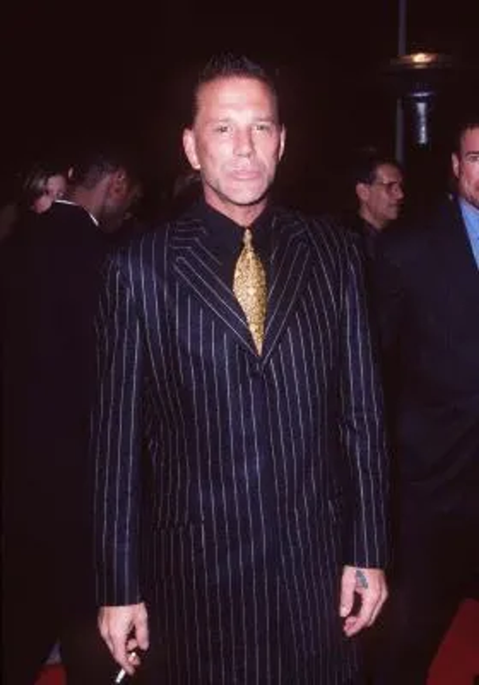 Mickey Rourke at an event for The Rainmaker (1997)