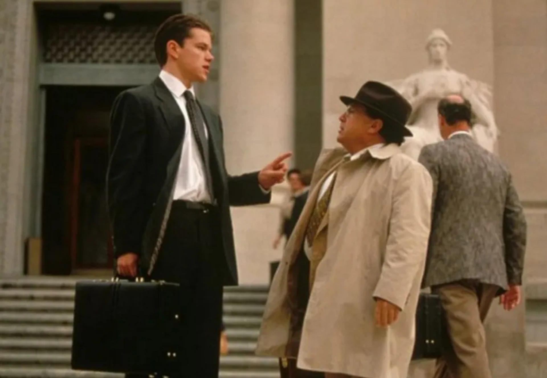 Matt Damon and Danny DeVito in The Rainmaker (1997)