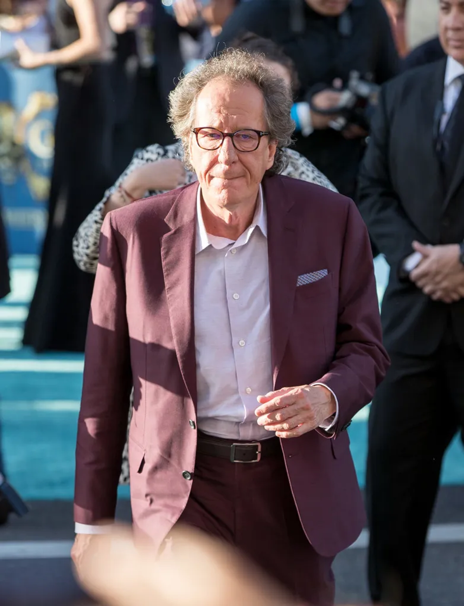 Geoffrey Rush at an event for Pirates of the Caribbean: Dead Men Tell No Tales (2017)