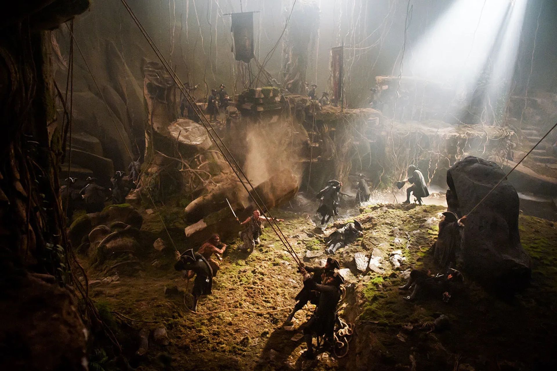 Derek Mears, Danny Le Boyer, Gerard Monaco, Randy Herman, Sean Francis George, Sean Talo, Tyrone Lopez, Andrew Crayford, Santi Scinelli, Edward Mitchell, and Jean Pierre Prats in Pirates of the Caribbean: On Stranger Tides (2011)