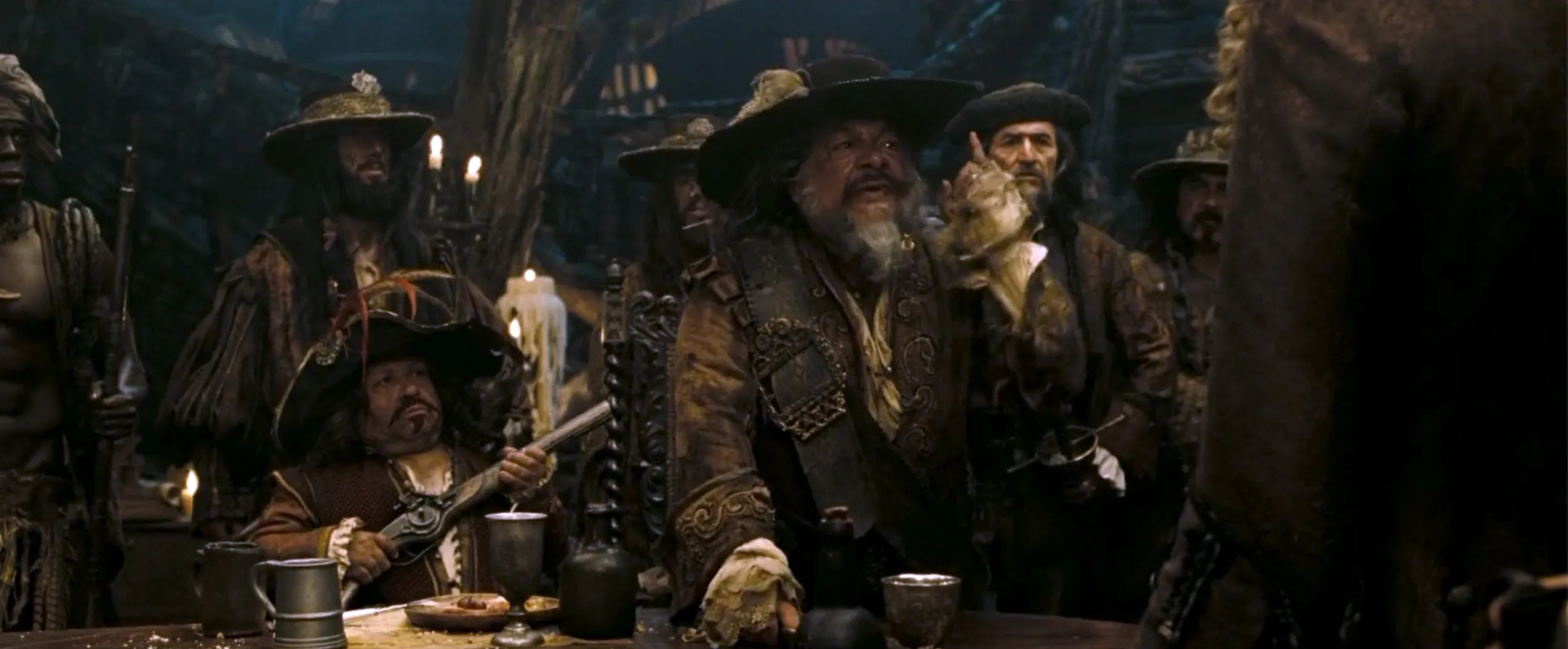 Sergio Calderón and Humberto Fernández Tristan in Pirates of the Caribbean: At World's End (2007)