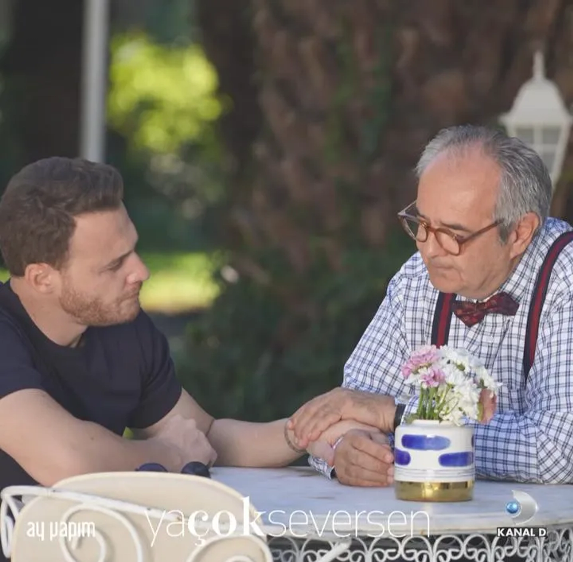 Serif Erol and Kerem Bürsin in If You Love (2023)