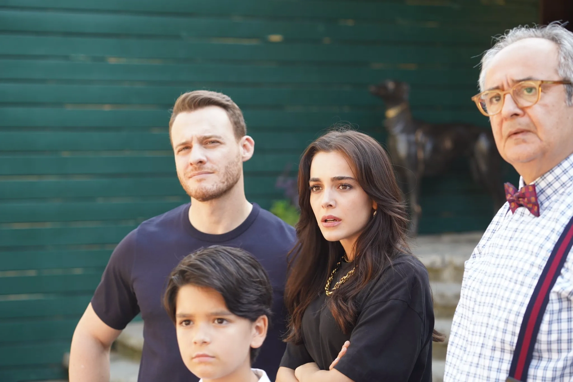 Hafsanur Sancaktutan, Adin Külçe, Serif Erol, and Kerem Bürsin in If You Love (2023)