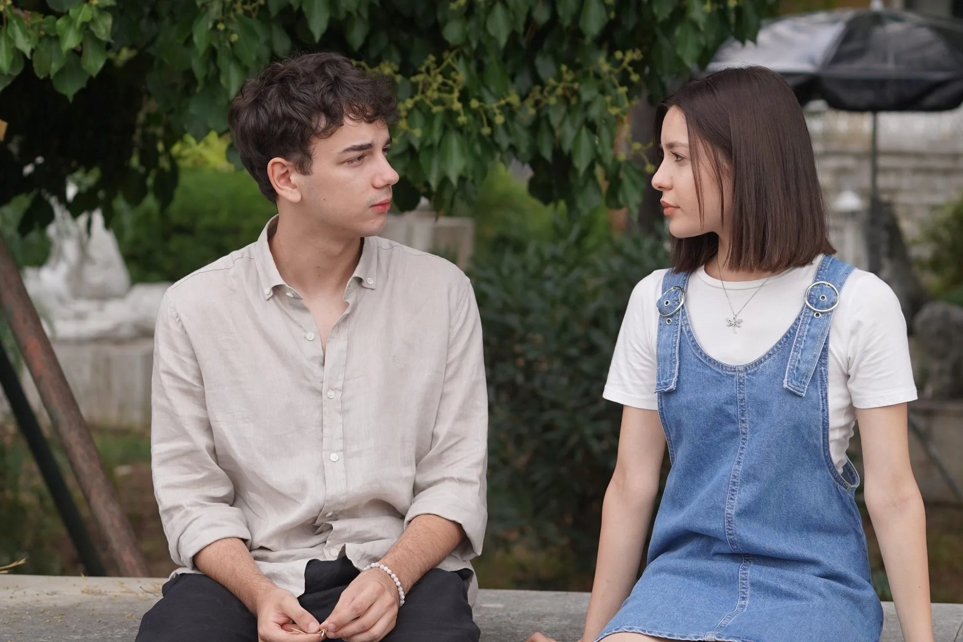 Lara Aslan and Durukan Çelikkaya in If You Love (2023)