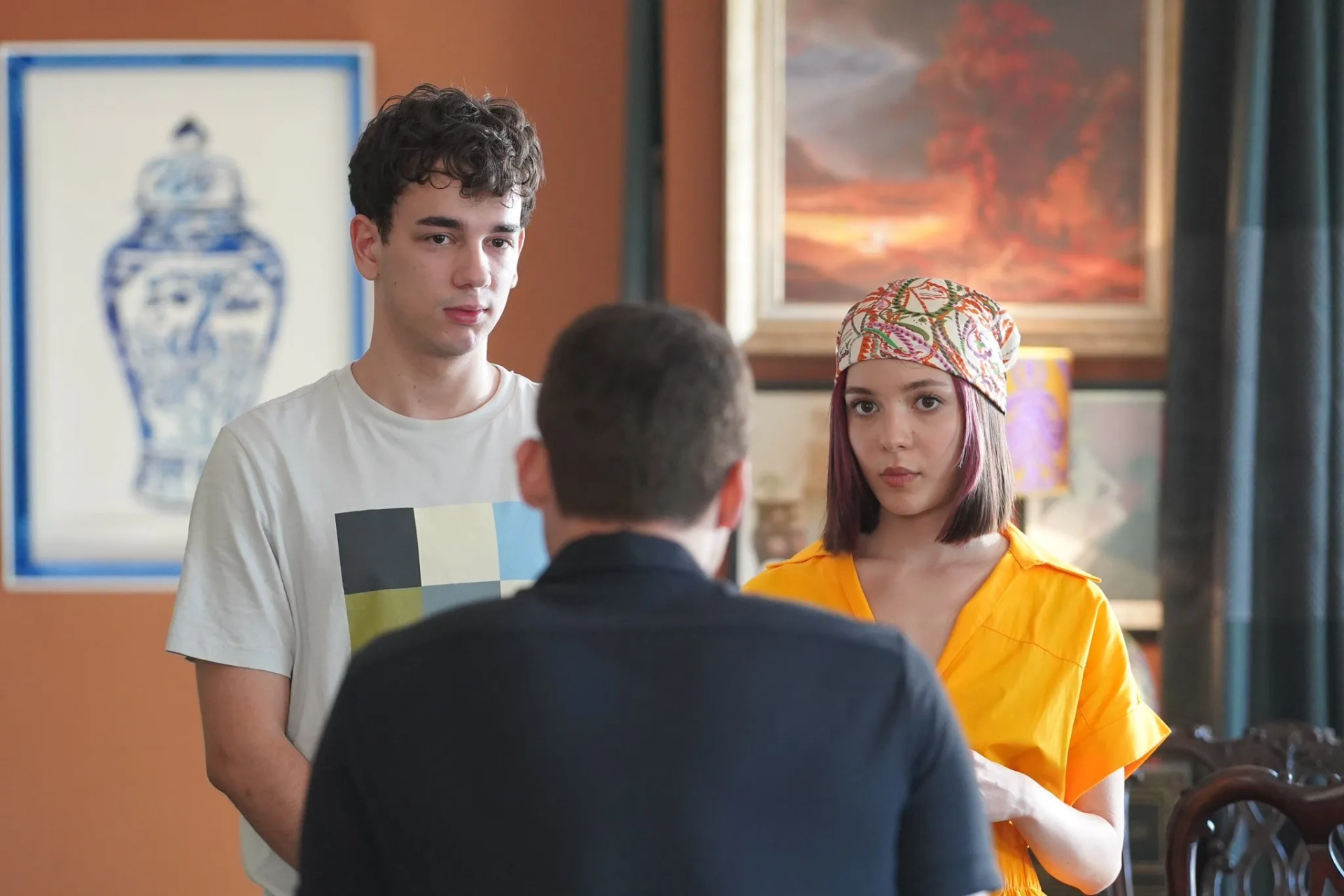 Lara Aslan, Kerem Bürsin, and Durukan Çelikkaya in If You Love (2023)