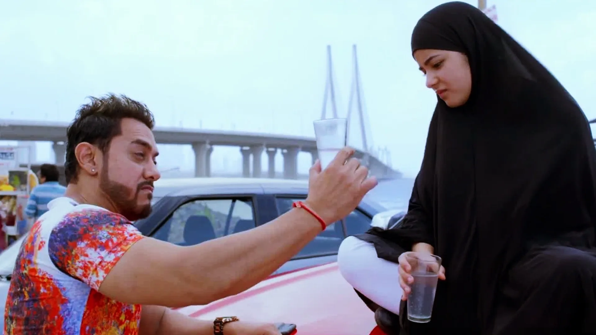 Aamir Khan and Zaira Wasim in Secret Superstar (2017)