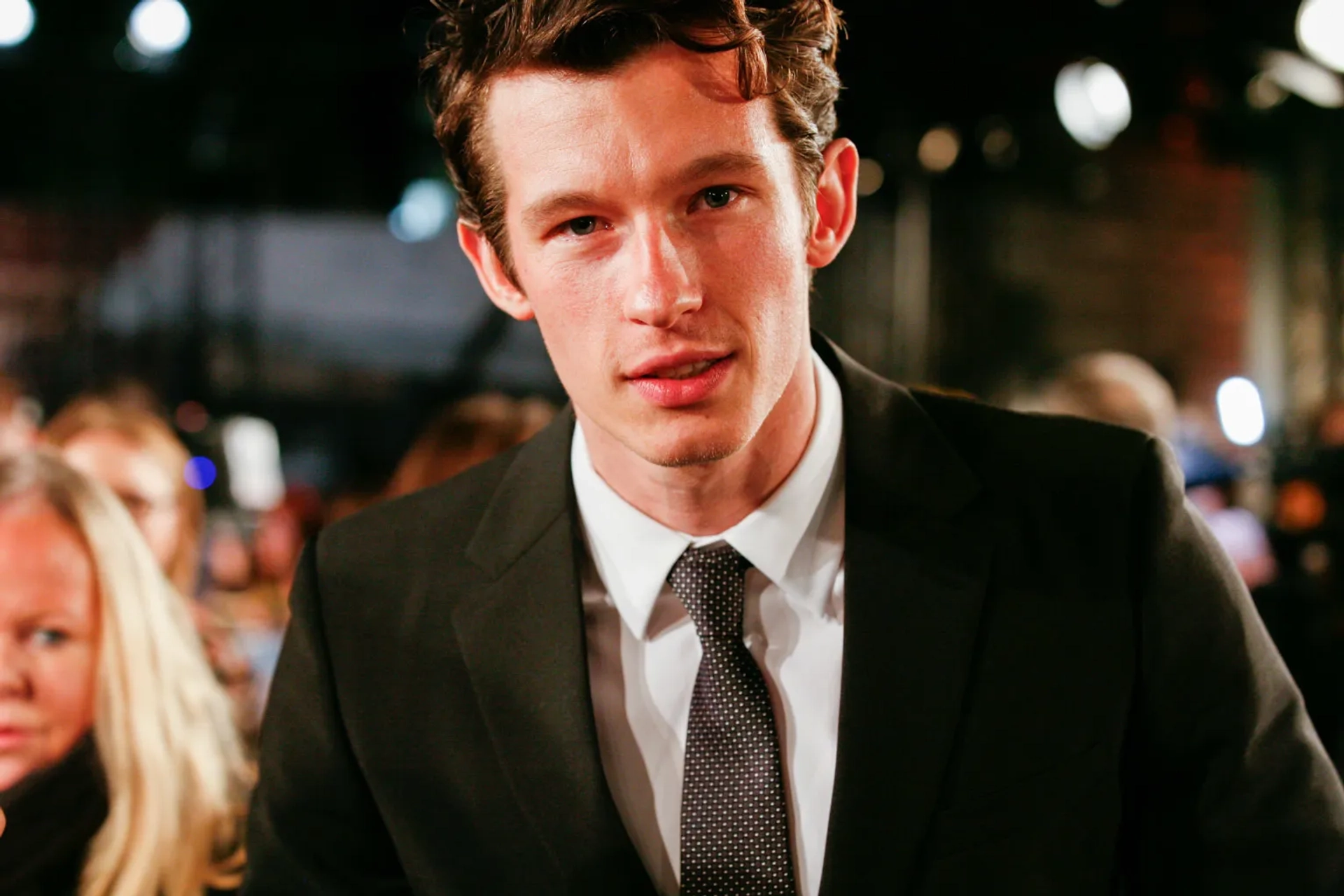 Callum Turner at an event for Fantastic Beasts: The Crimes of Grindelwald (2018)