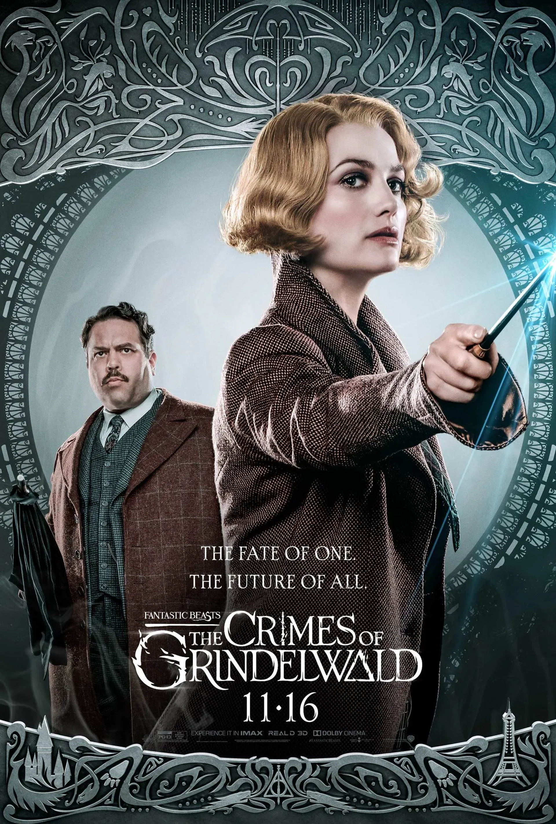 Dan Fogler and Alison Sudol in Fantastic Beasts: The Crimes of Grindelwald (2018)