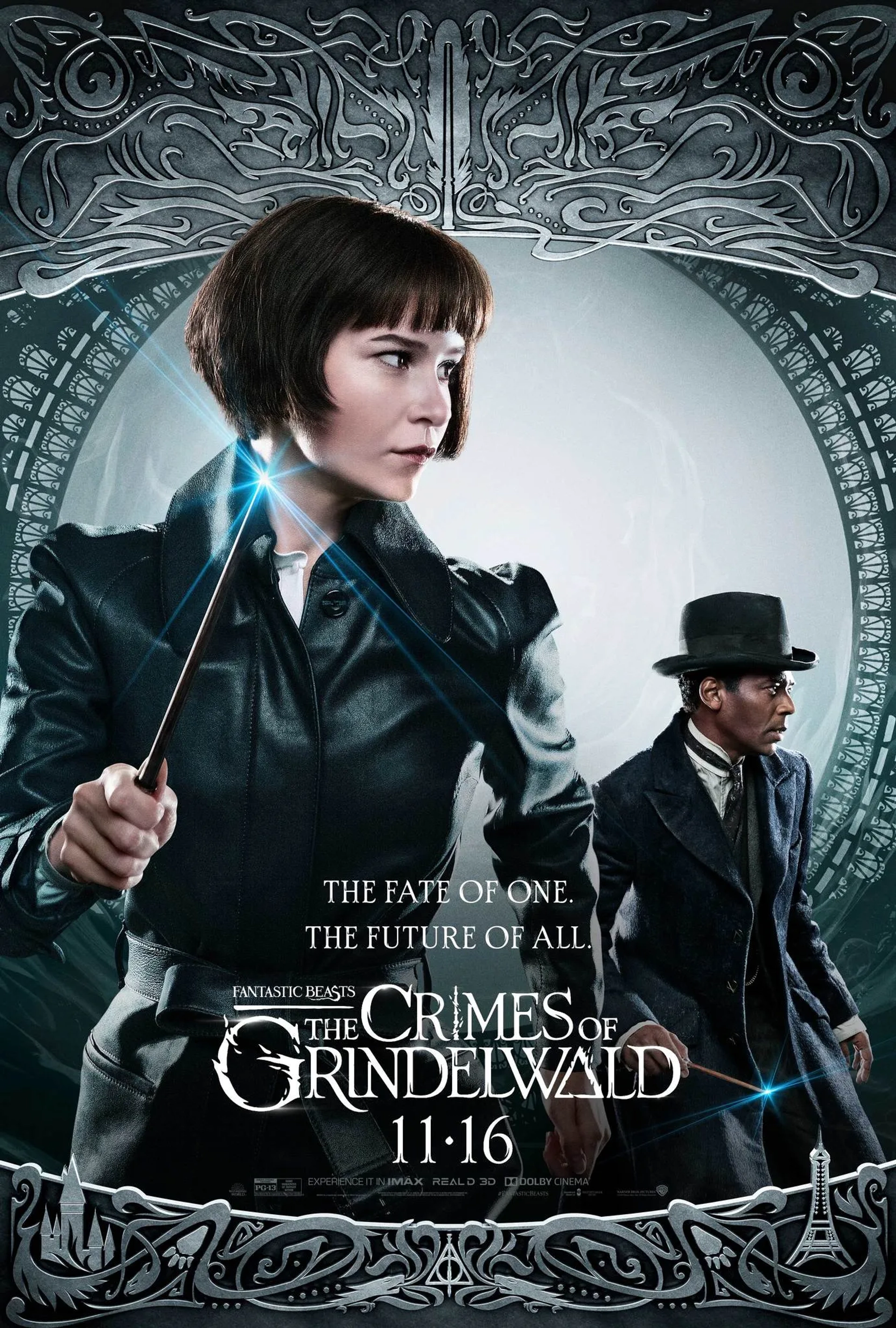 William Nadylam and Katherine Waterston in Fantastic Beasts: The Crimes of Grindelwald (2018)