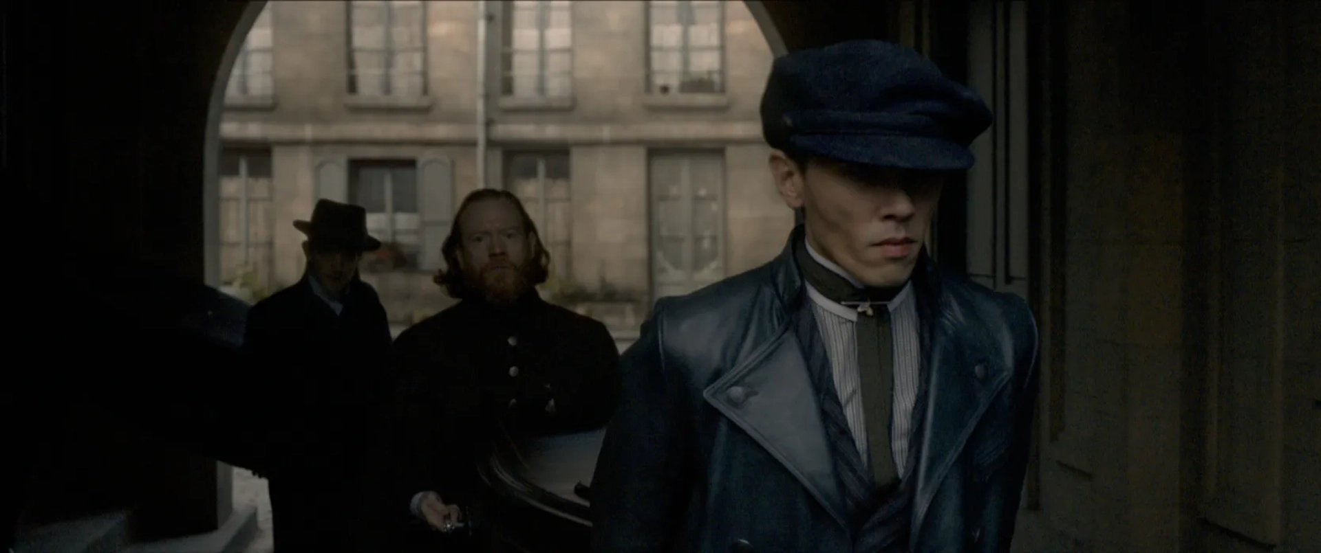 Simon Meacock, Ólafur Darri Ólafsson, David Sakurai, and Kevin Guthrie in Fantastic Beasts: The Crimes of Grindelwald (2018)