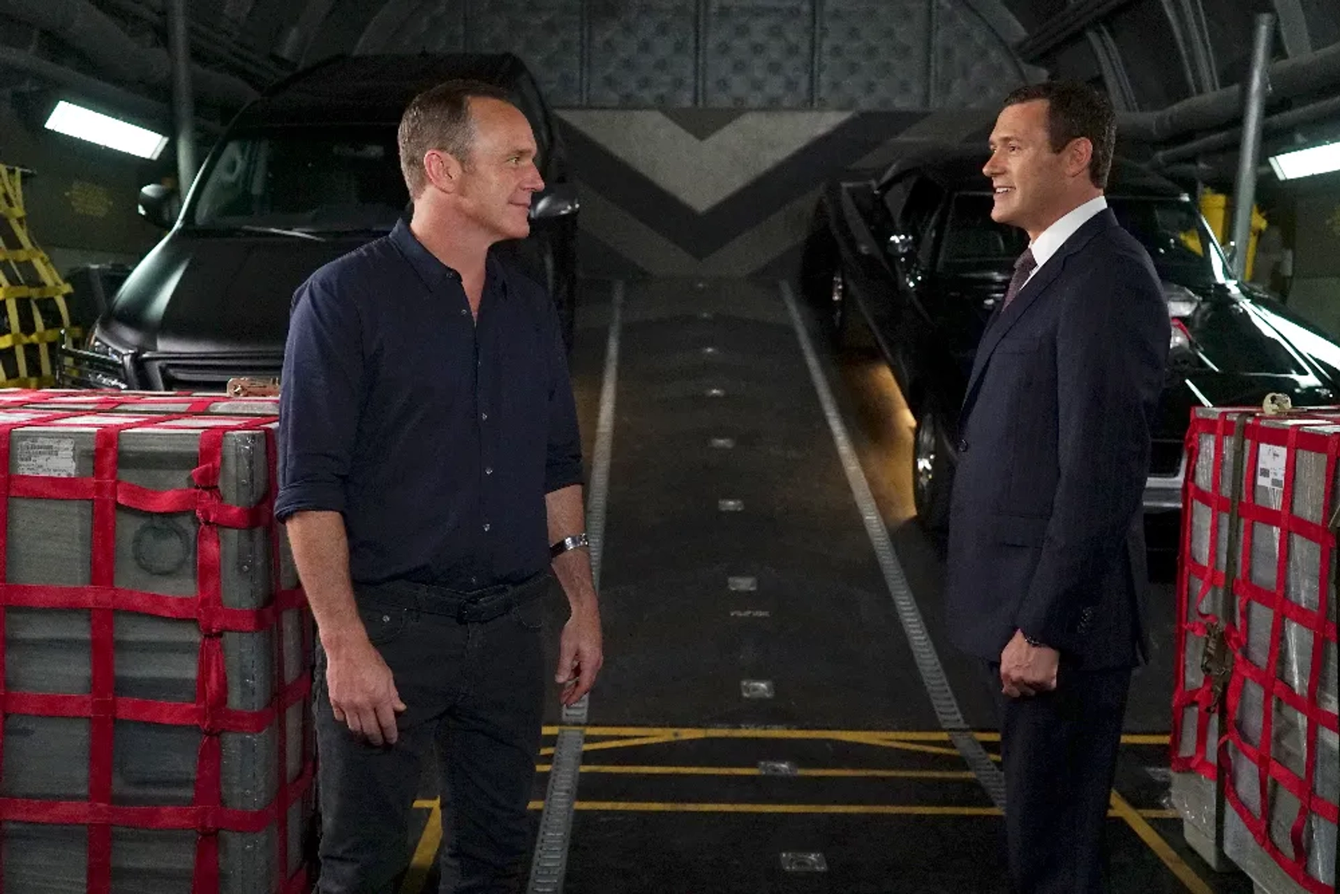 Clark Gregg and Jason O'Mara in Agents of S.H.I.E.L.D. (2013)