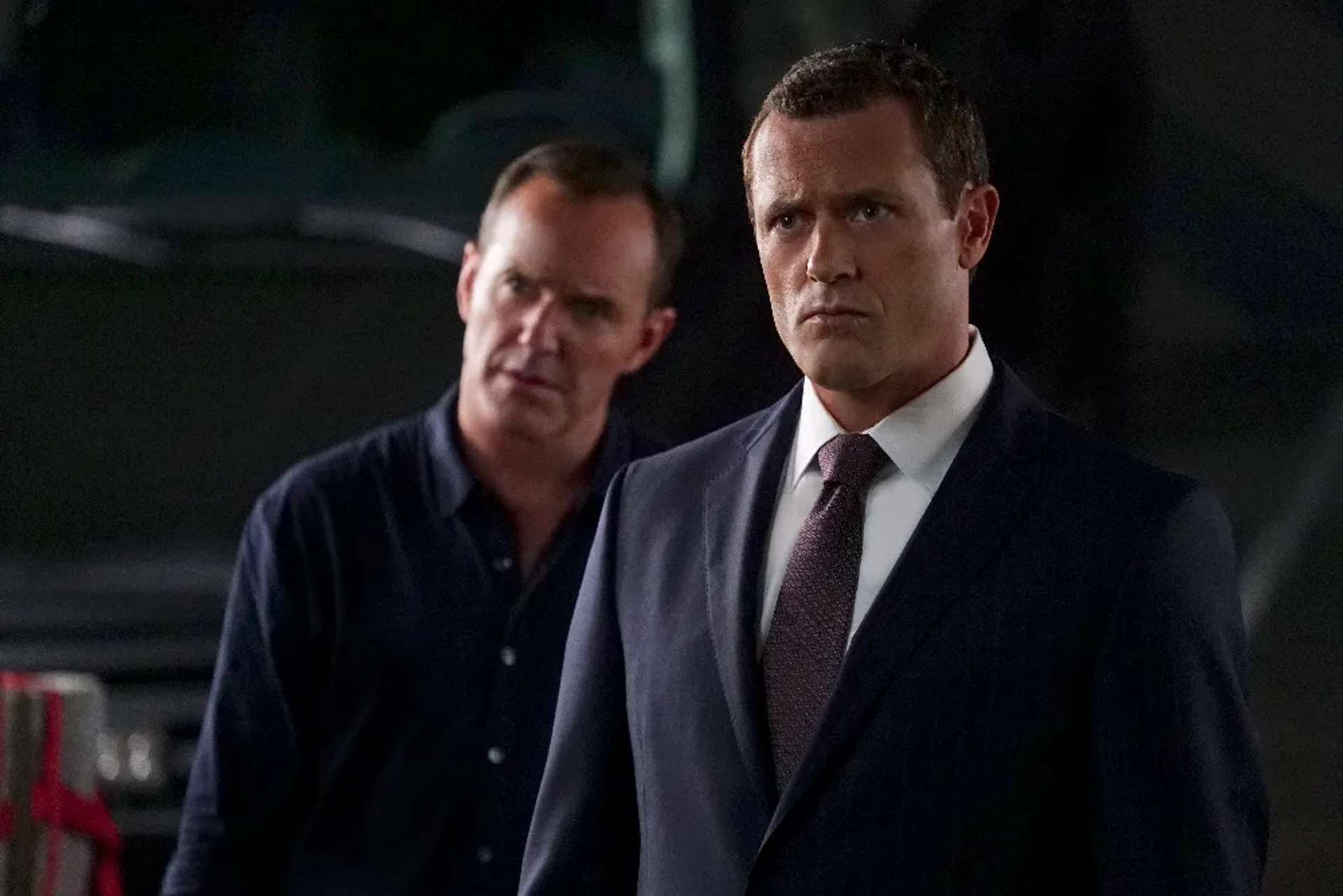 Clark Gregg and Jason O'Mara in Agents of S.H.I.E.L.D. (2013)