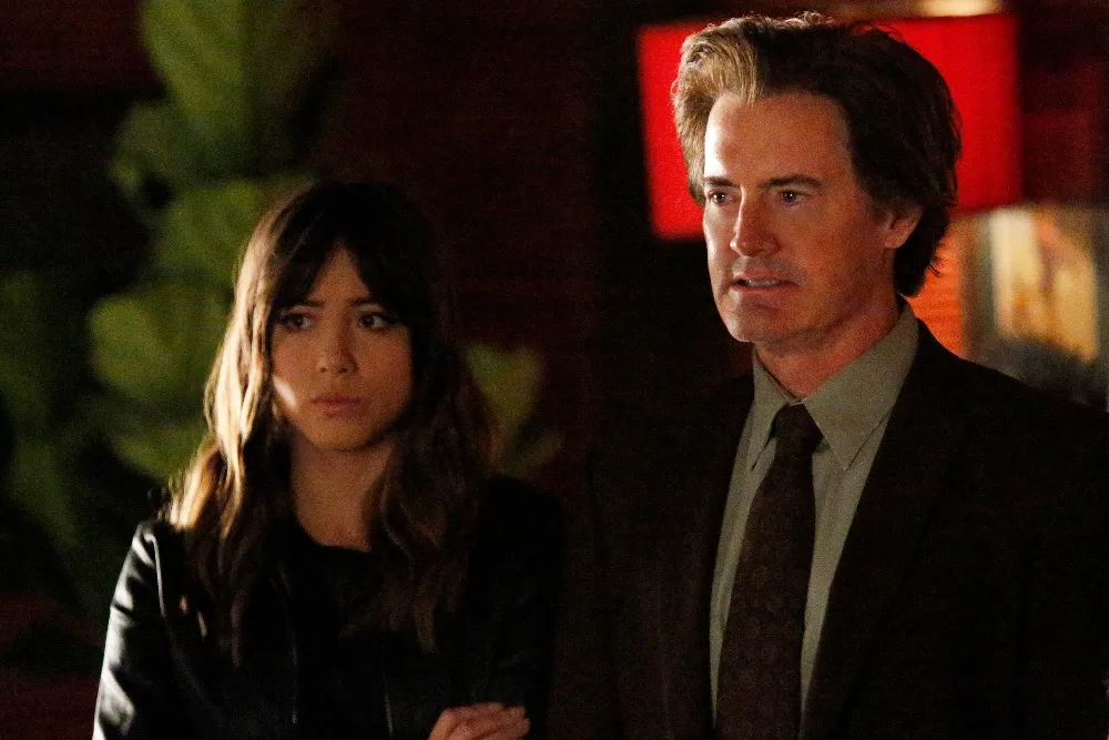 Kyle MacLachlan and Chloe Bennet in Agents of S.H.I.E.L.D. (2013)