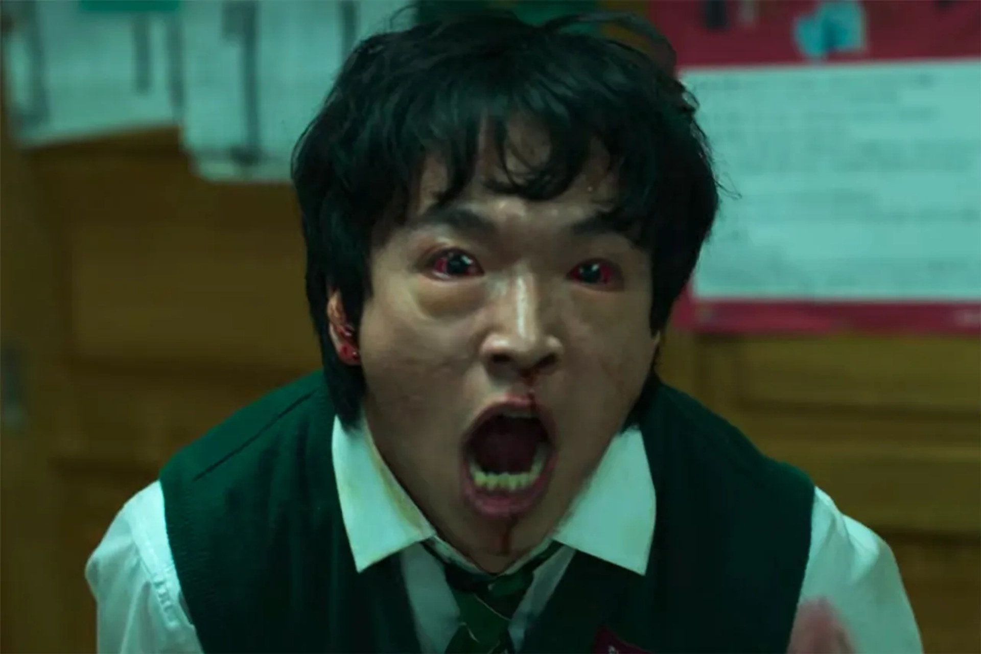 Ham Sung-Min at an event for All of Us Are Dead (2022)