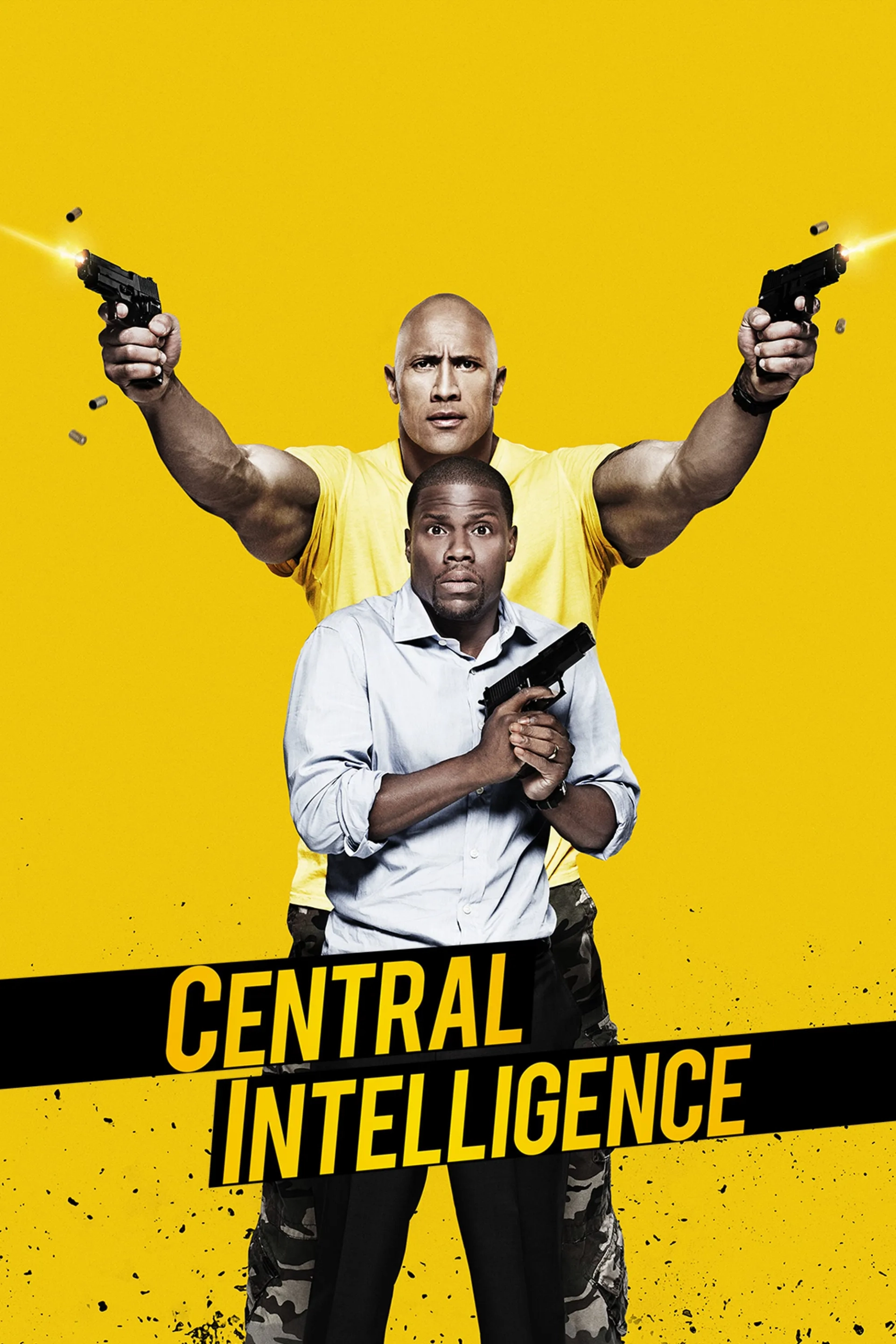 Kevin Hart and Dwayne Johnson in Central Intelligence (2016)