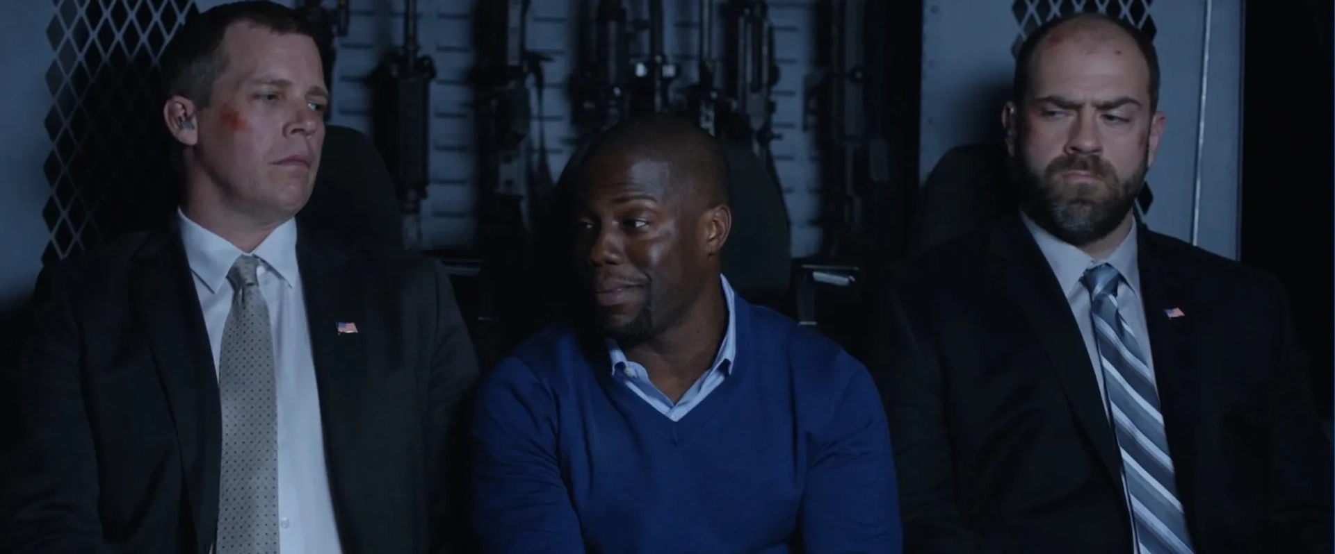 Tim Griffin, Kevin Hart, and Timothy John Smith in Central Intelligence (2016)